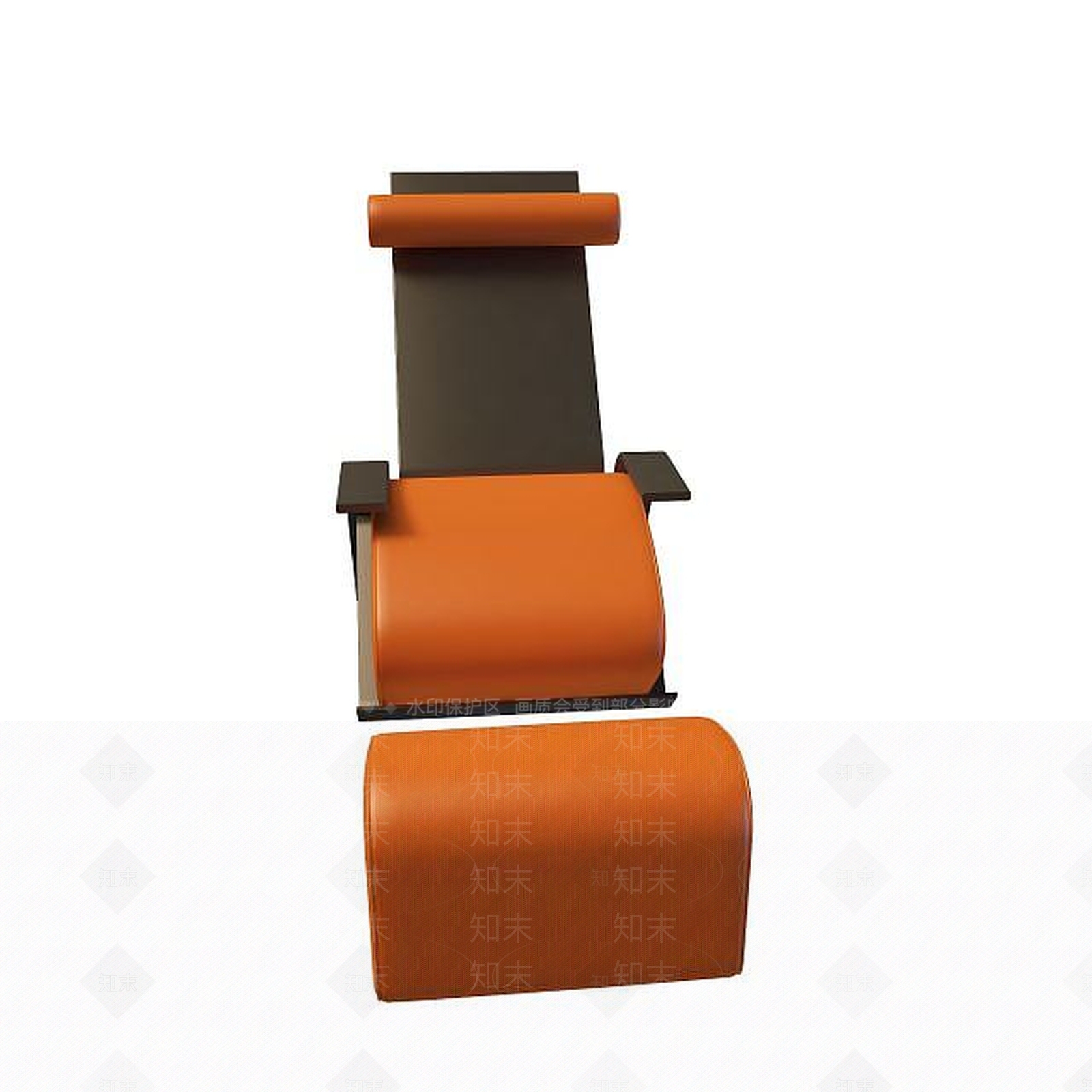 现代双人沙发3D模型下载【ID:1199361847】