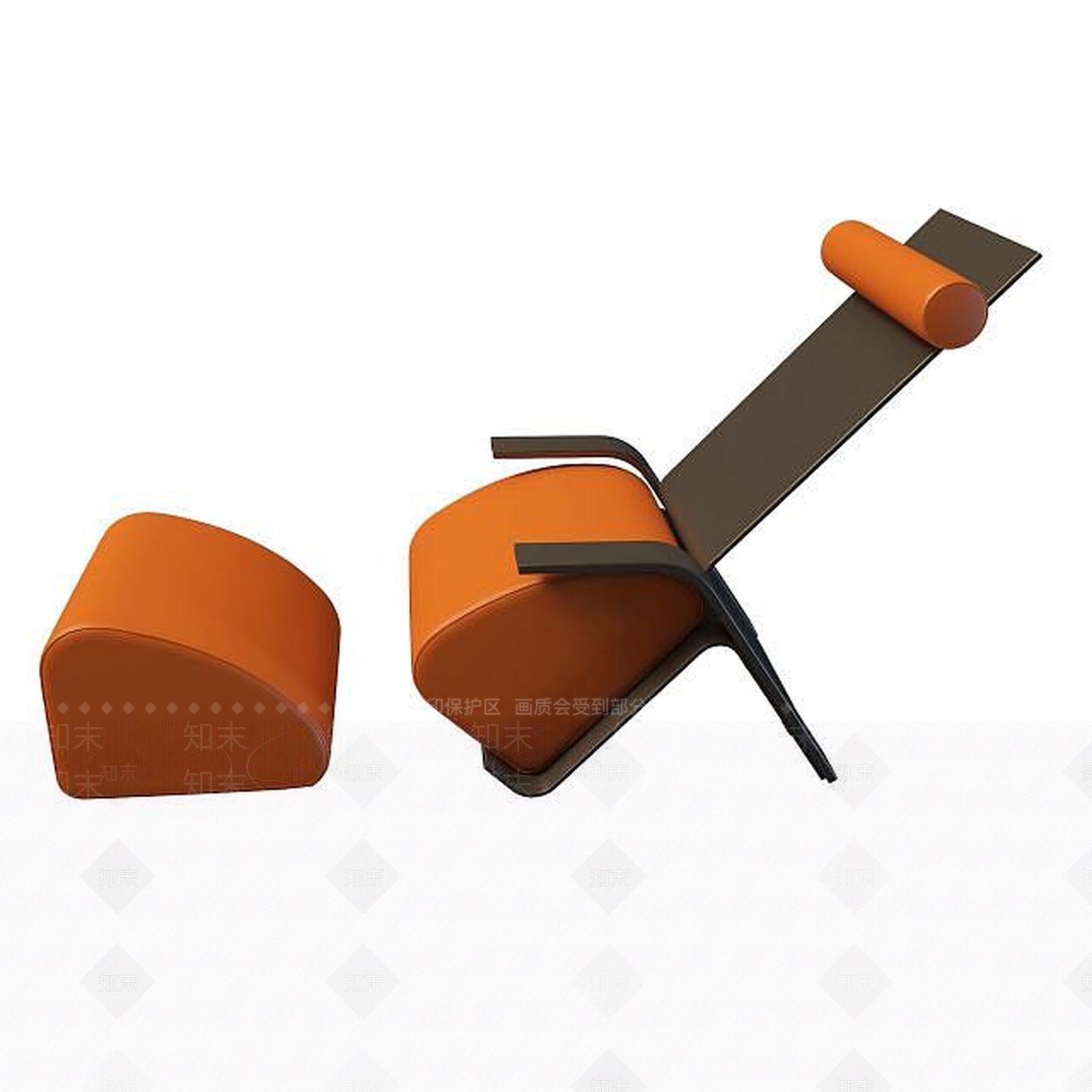 现代双人沙发3D模型下载【ID:1199361847】