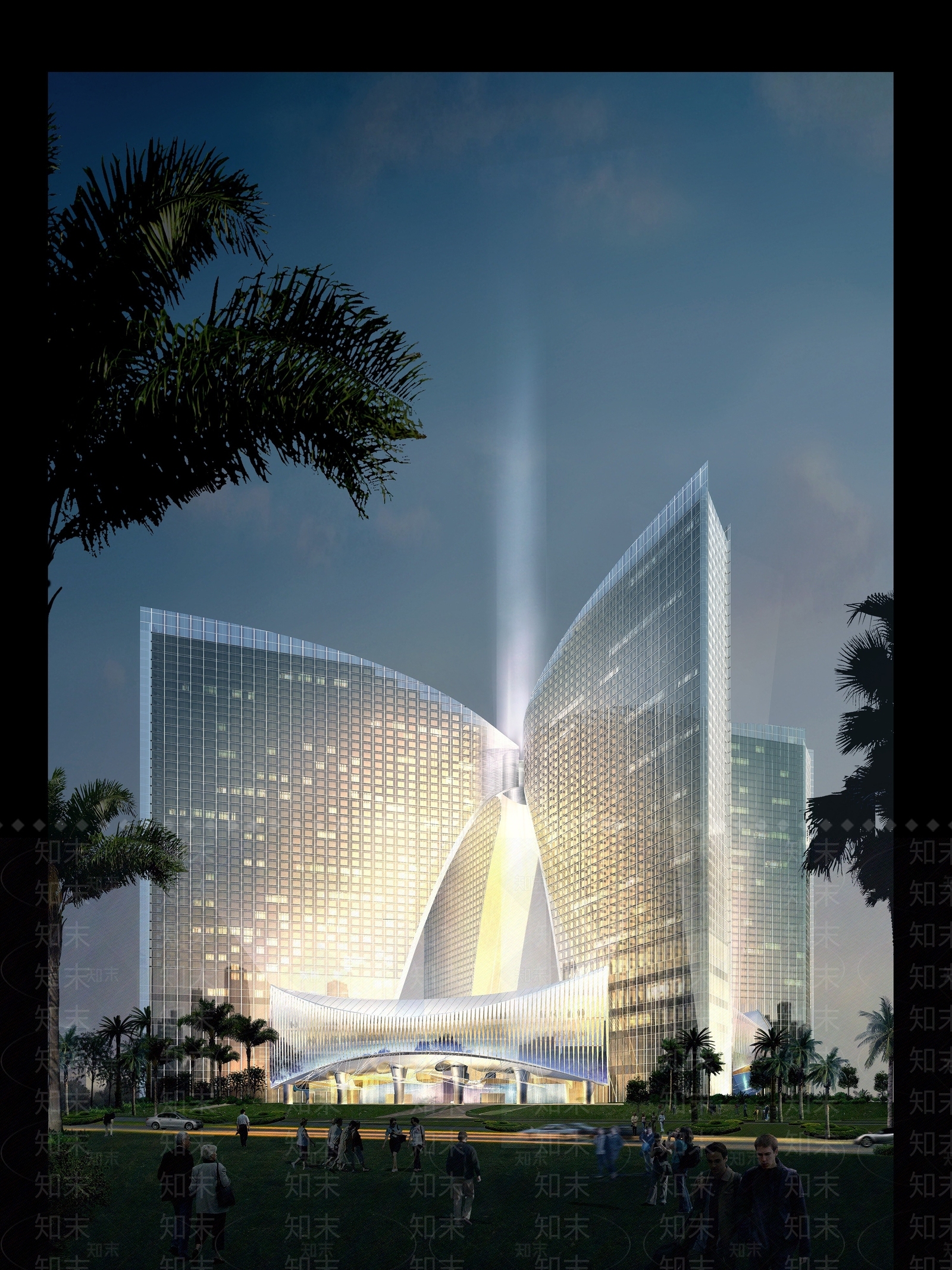 现代其他建筑外观3D模型下载【ID:1199361871】