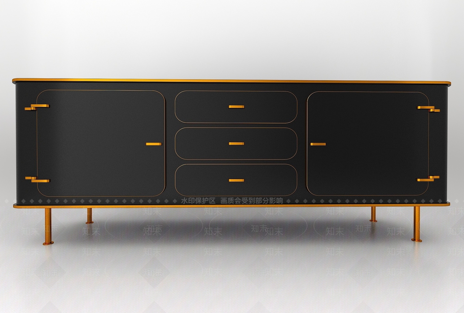 现代衣柜3D模型下载【ID:1199361560】