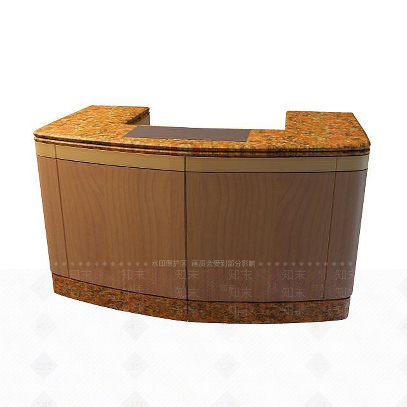 现代书桌3D模型下载【ID:1199361289】