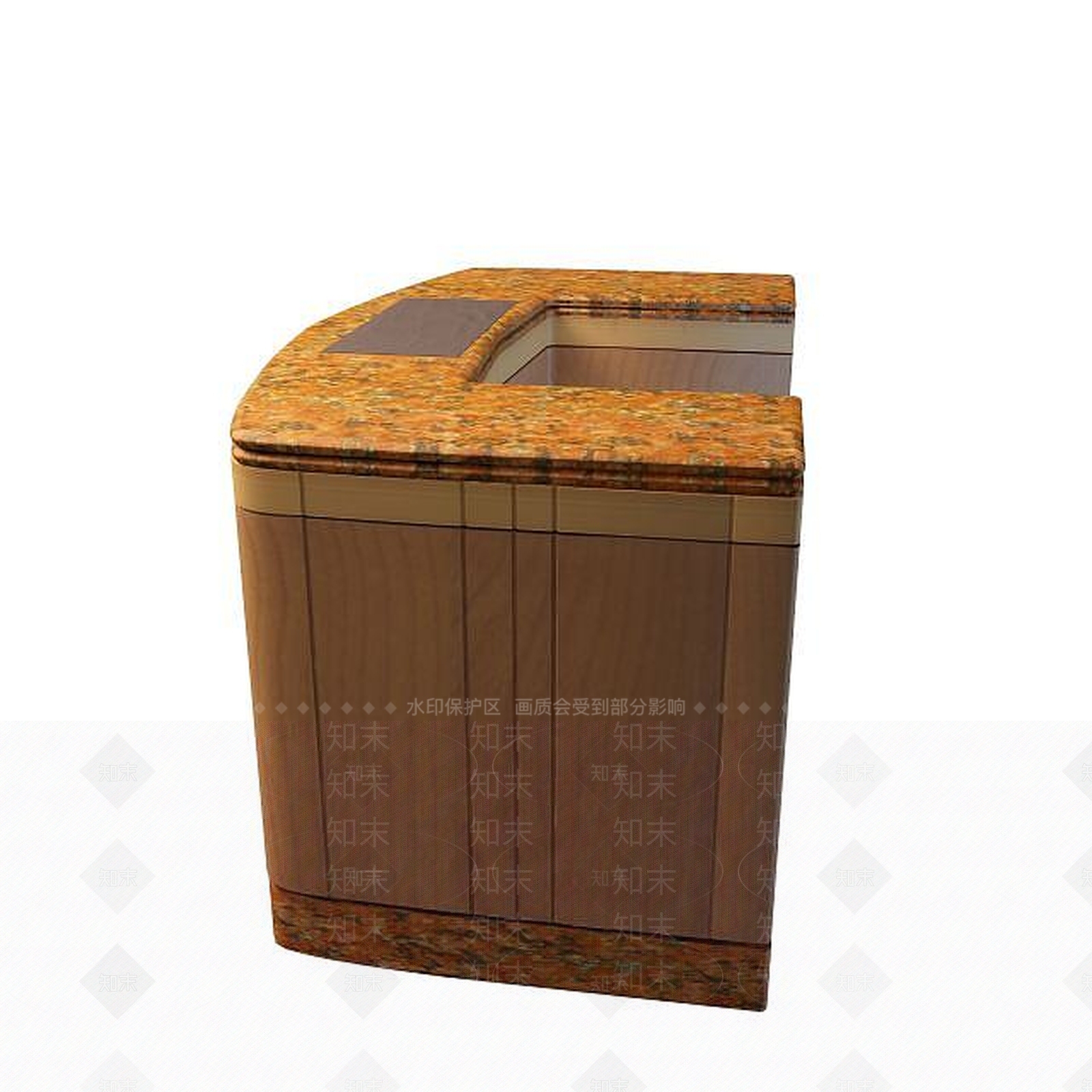 现代书桌3D模型下载【ID:1199361289】