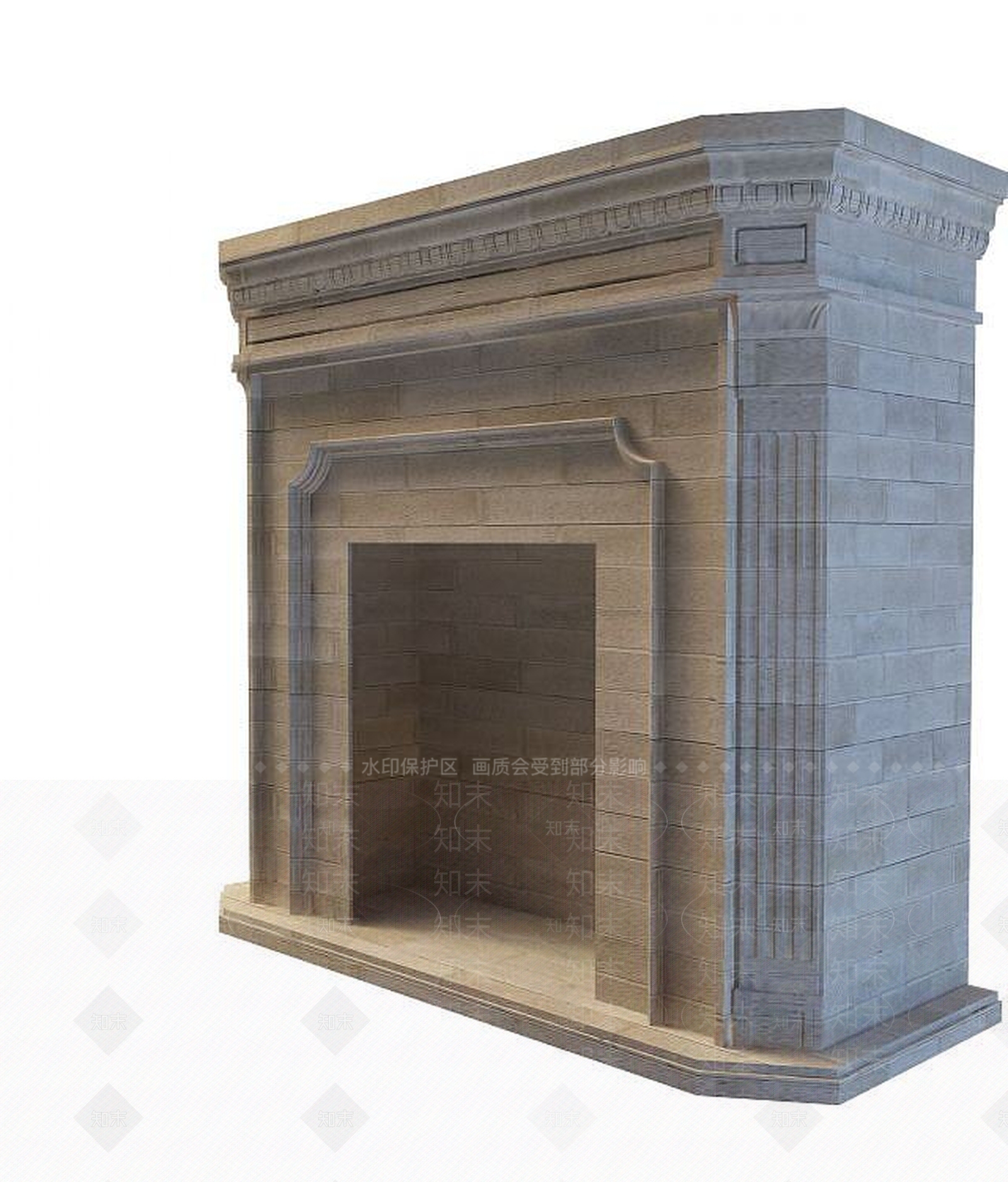 现代壁炉3D模型下载【ID:1191783803】