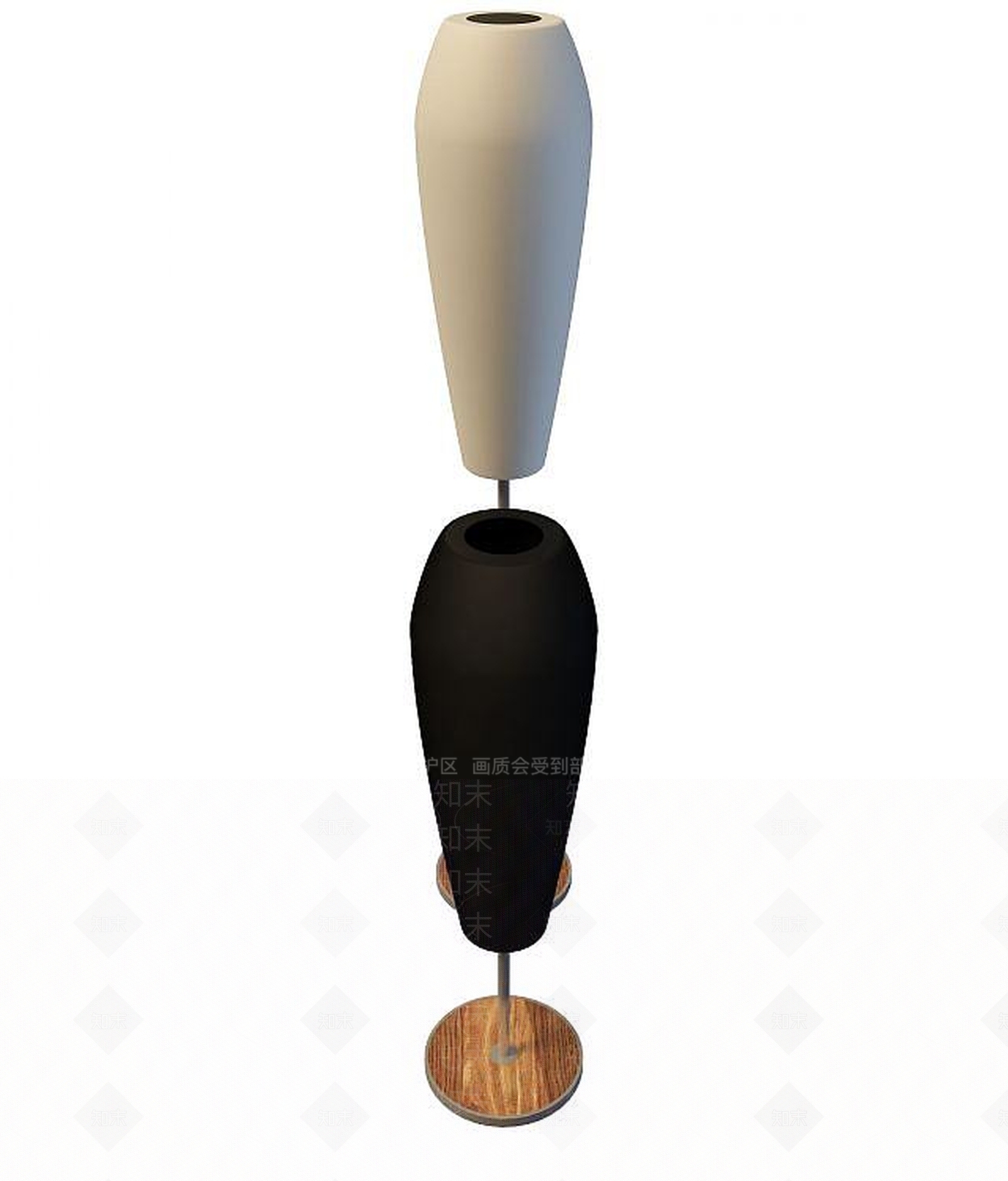 现代水晶落地灯3D模型下载【ID:1191785098】