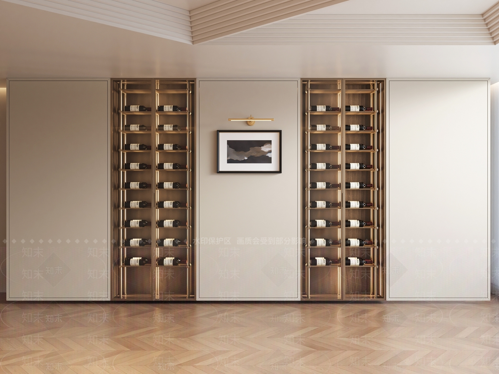 现代酒柜3D模型下载【ID:1191785685】