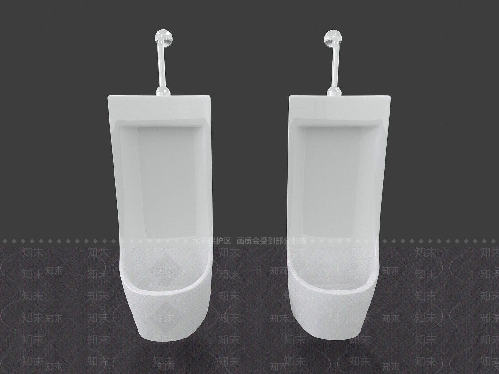 现代小便器3D模型下载【ID:1191785512】