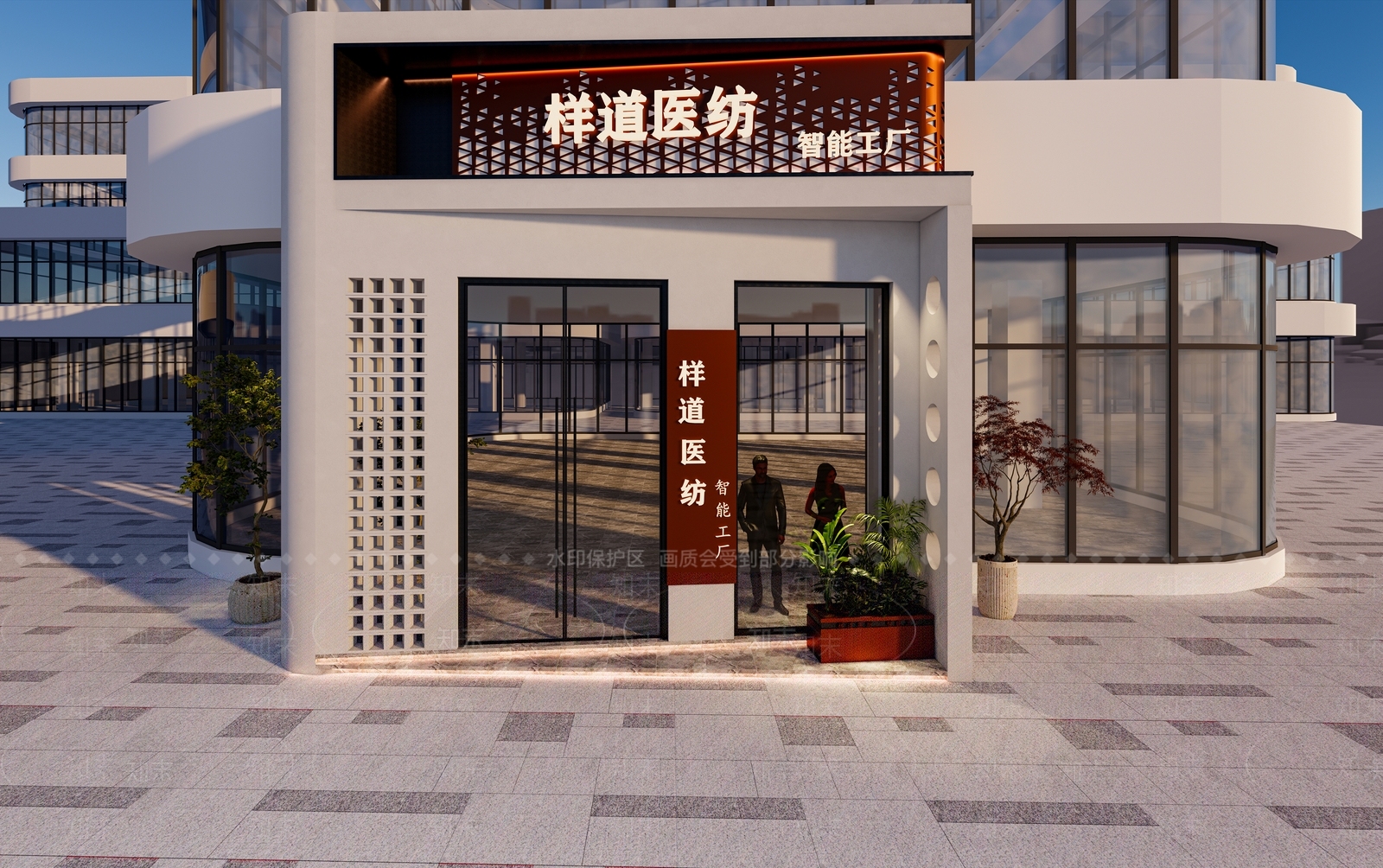 现代橱窗SU模型下载【ID:1191789765】