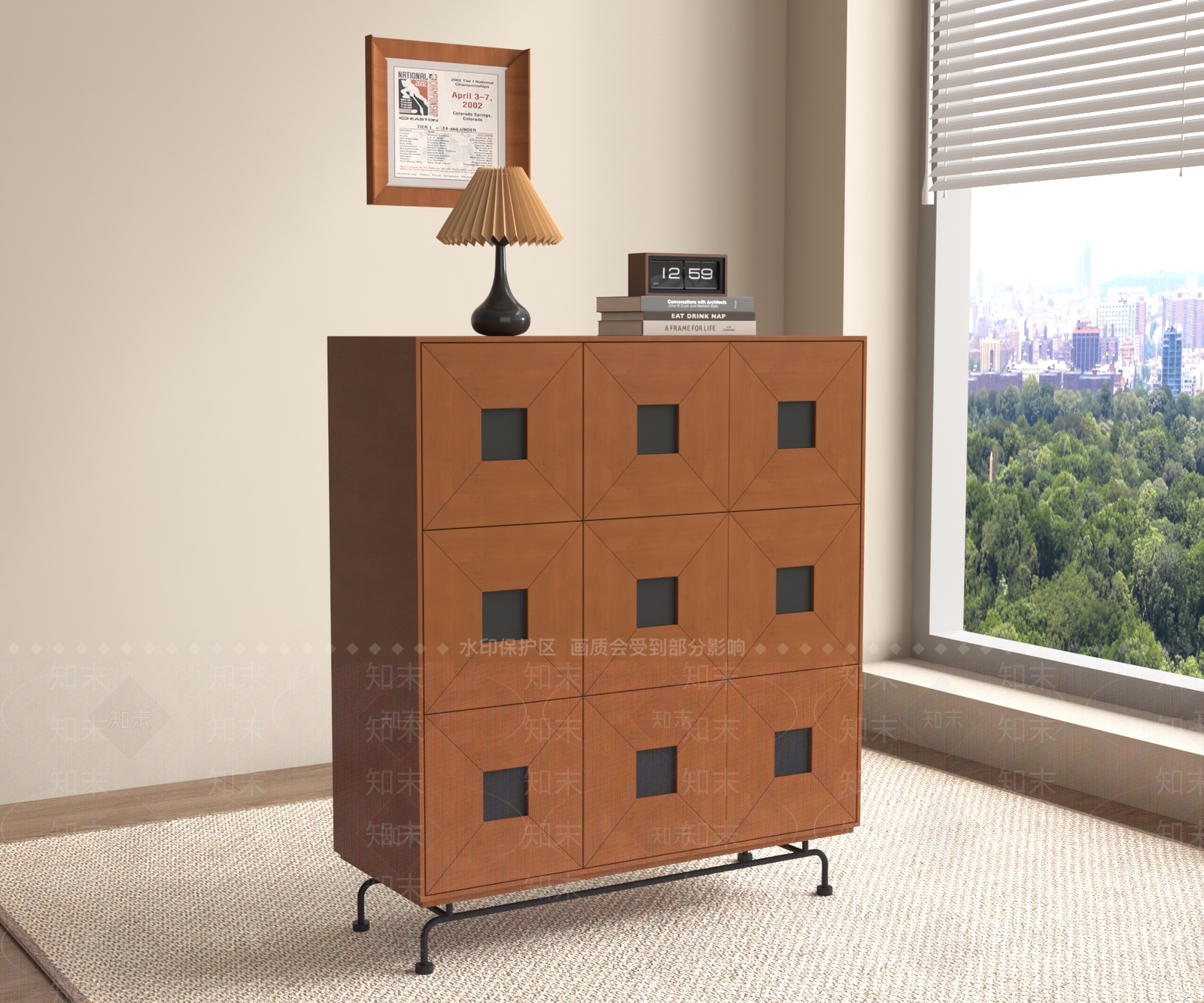 中古斗柜SU模型下载【ID:1191790658】