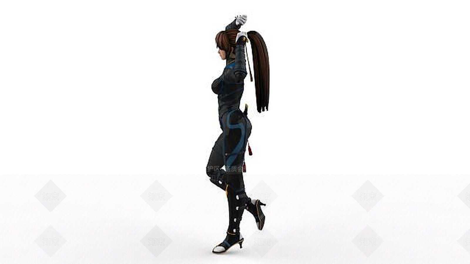 现代女战士3D模型下载【ID:1191792175】