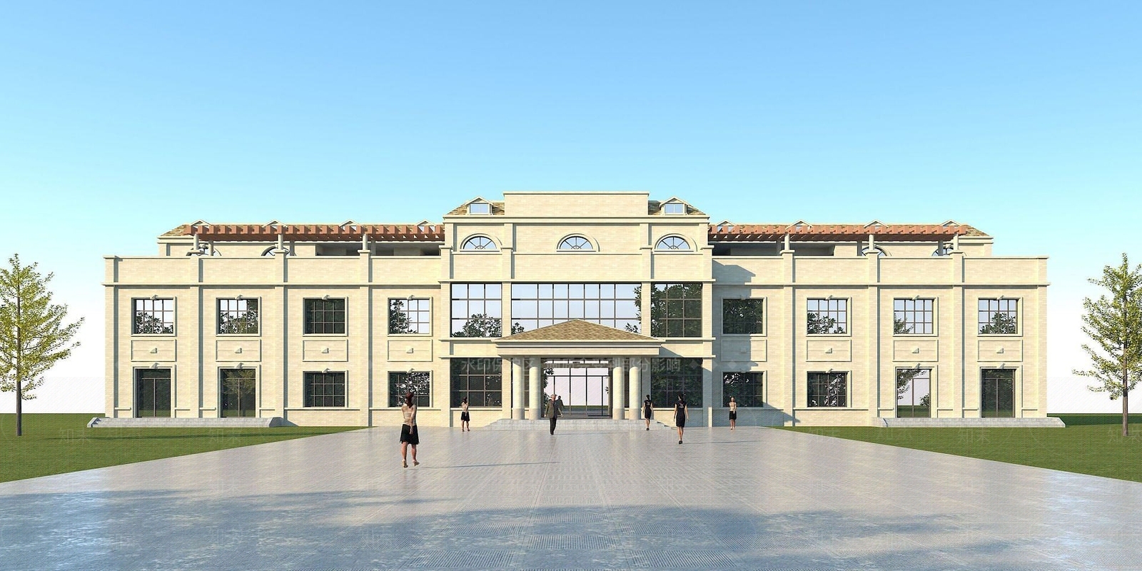 现代酒店3D模型下载【ID:1191812119】