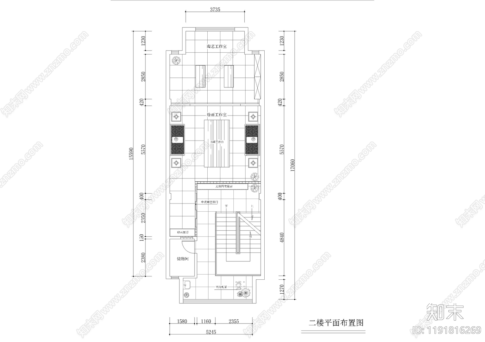 现代其他商业空间cad施工图下载【ID:1191816269】