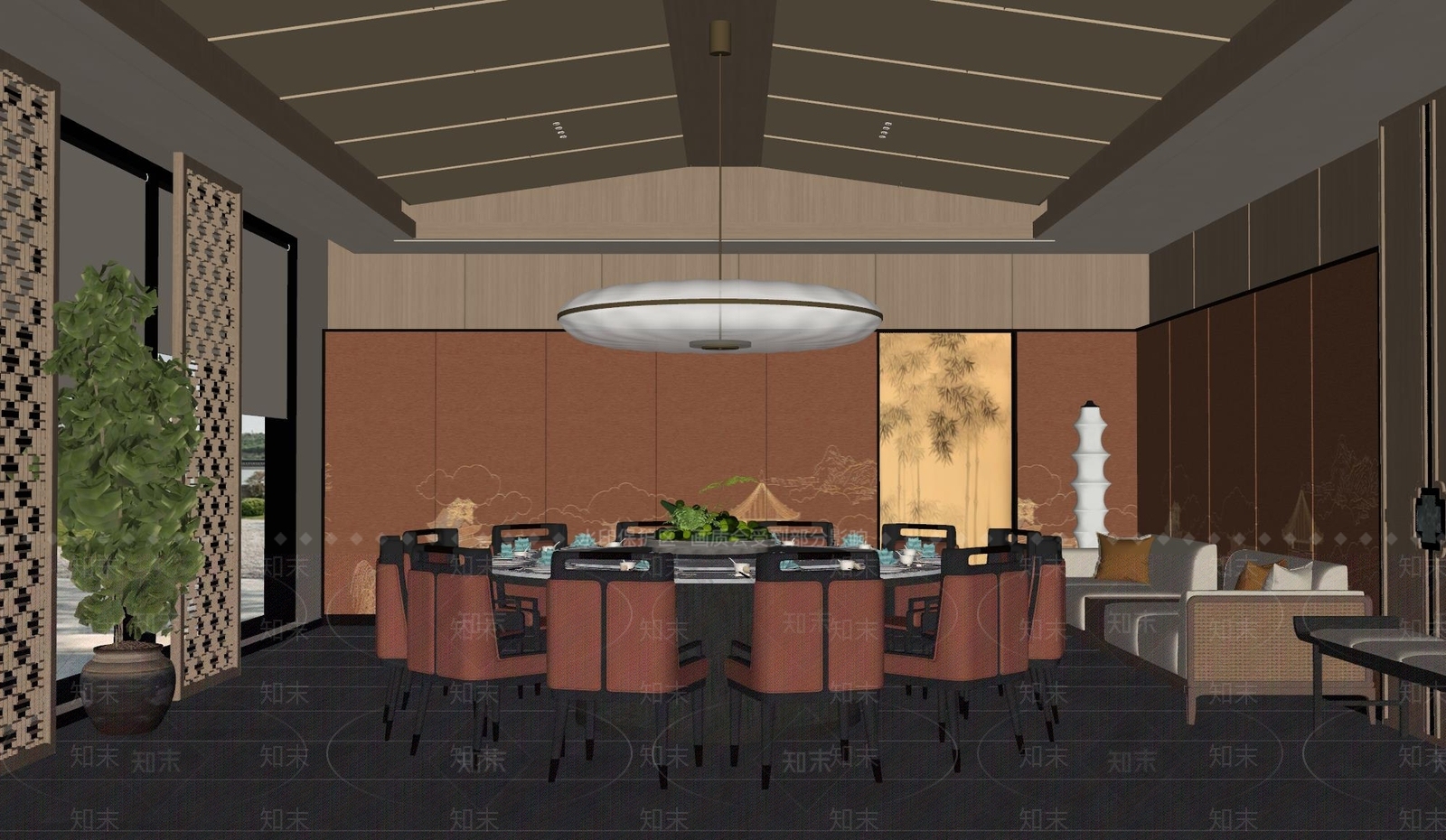 包厢SU模型下载【ID:1191818265】