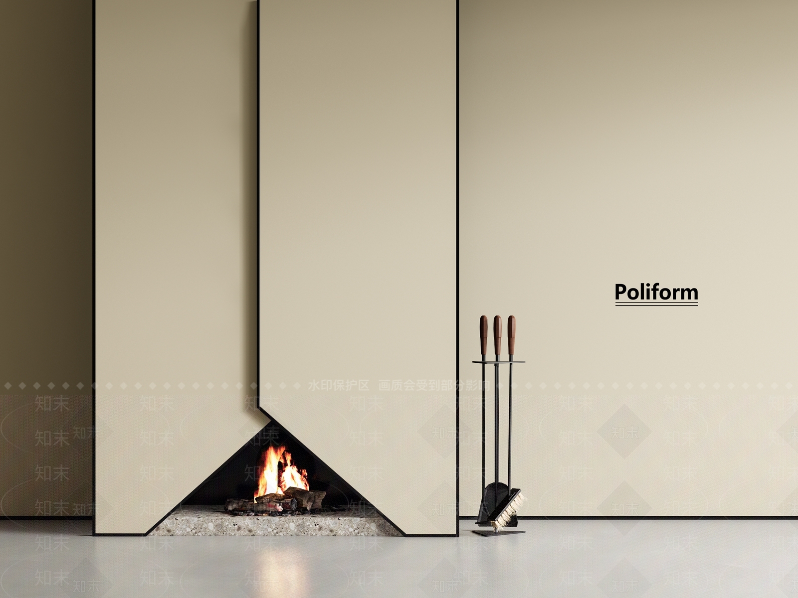 法式壁炉3D模型下载【ID:1191823462】