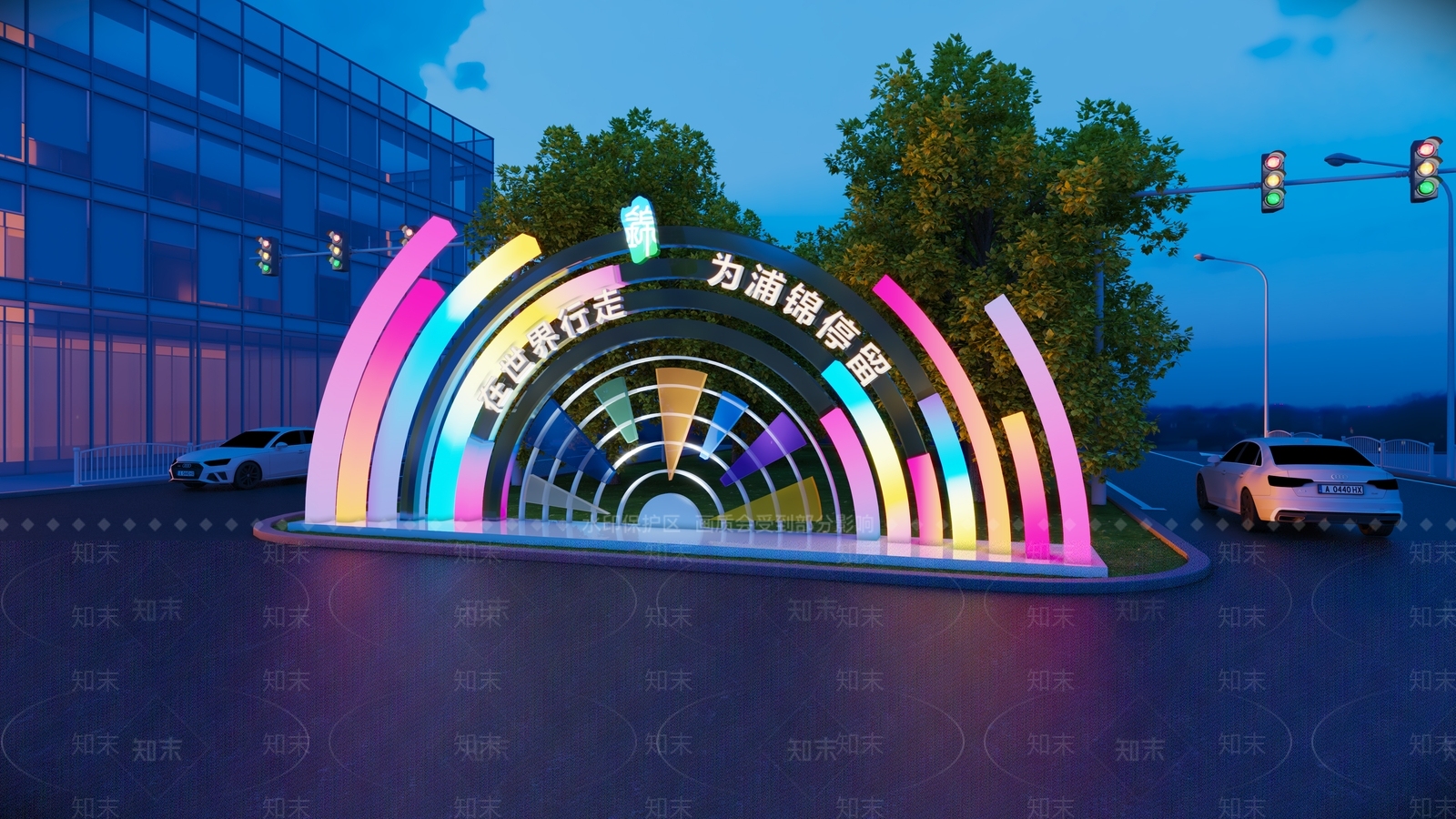 现代广场景观3D模型下载【ID:1191823898】