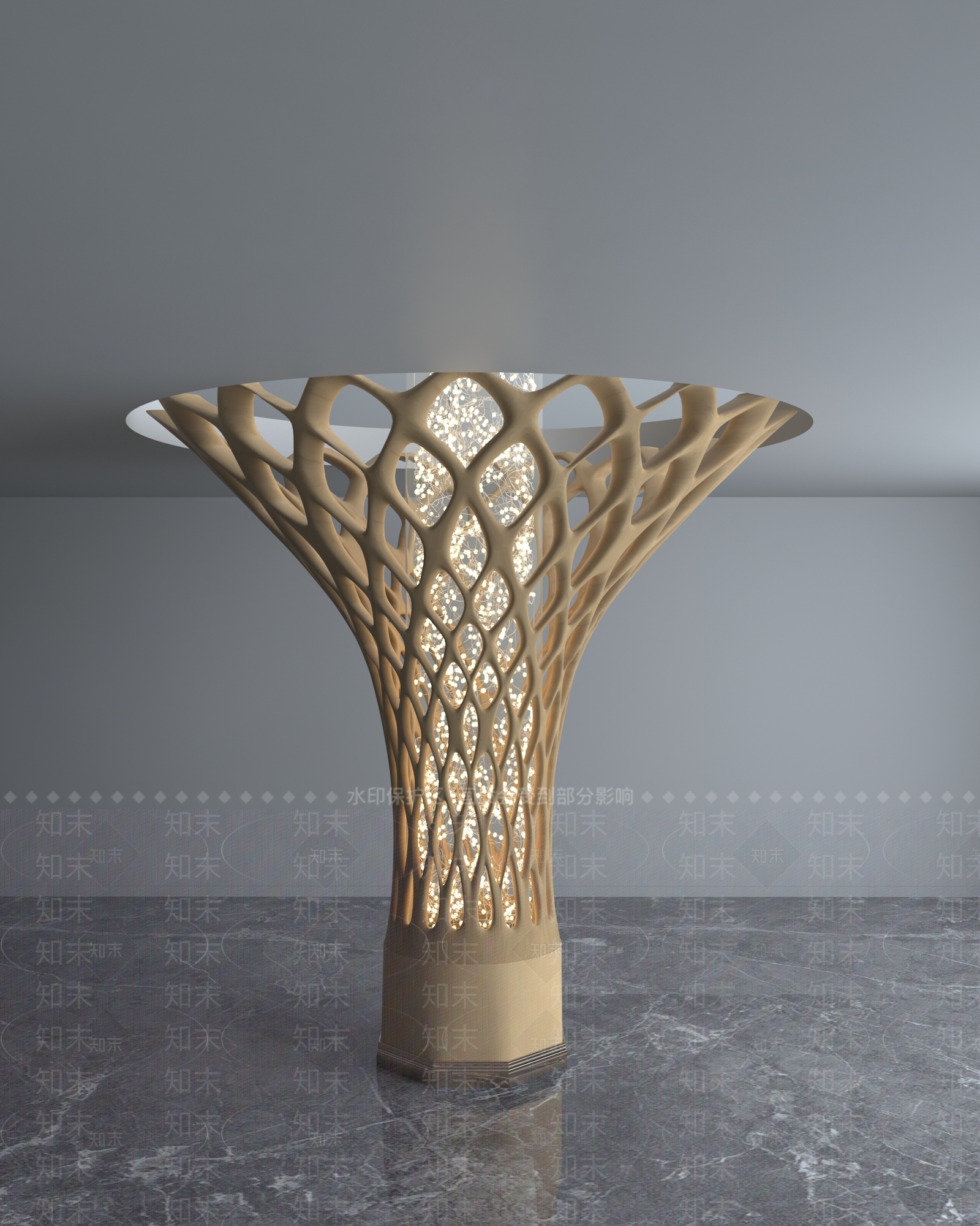 现代柱子3D模型下载【ID:1191825904】