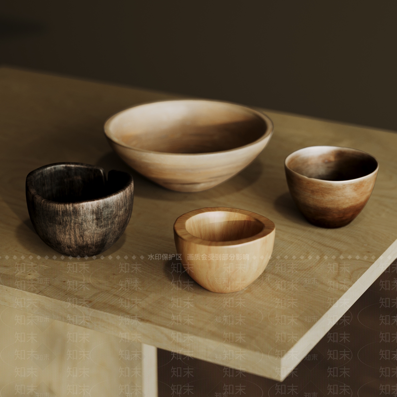 餐具3D模型下载【ID:1191829275】
