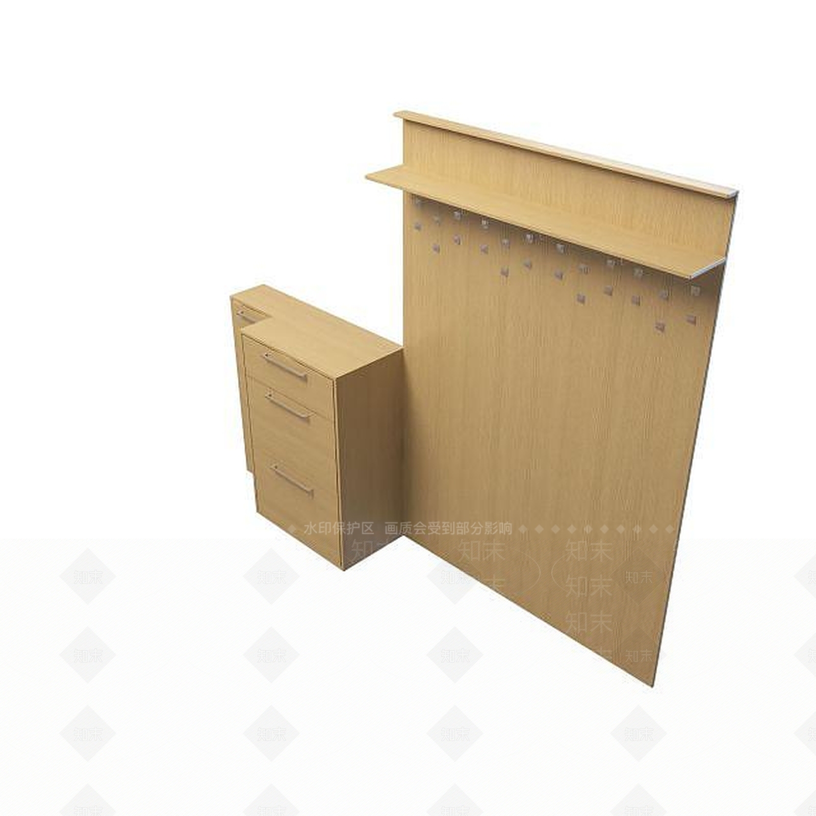 现代衣柜3D模型下载【ID:1191829952】