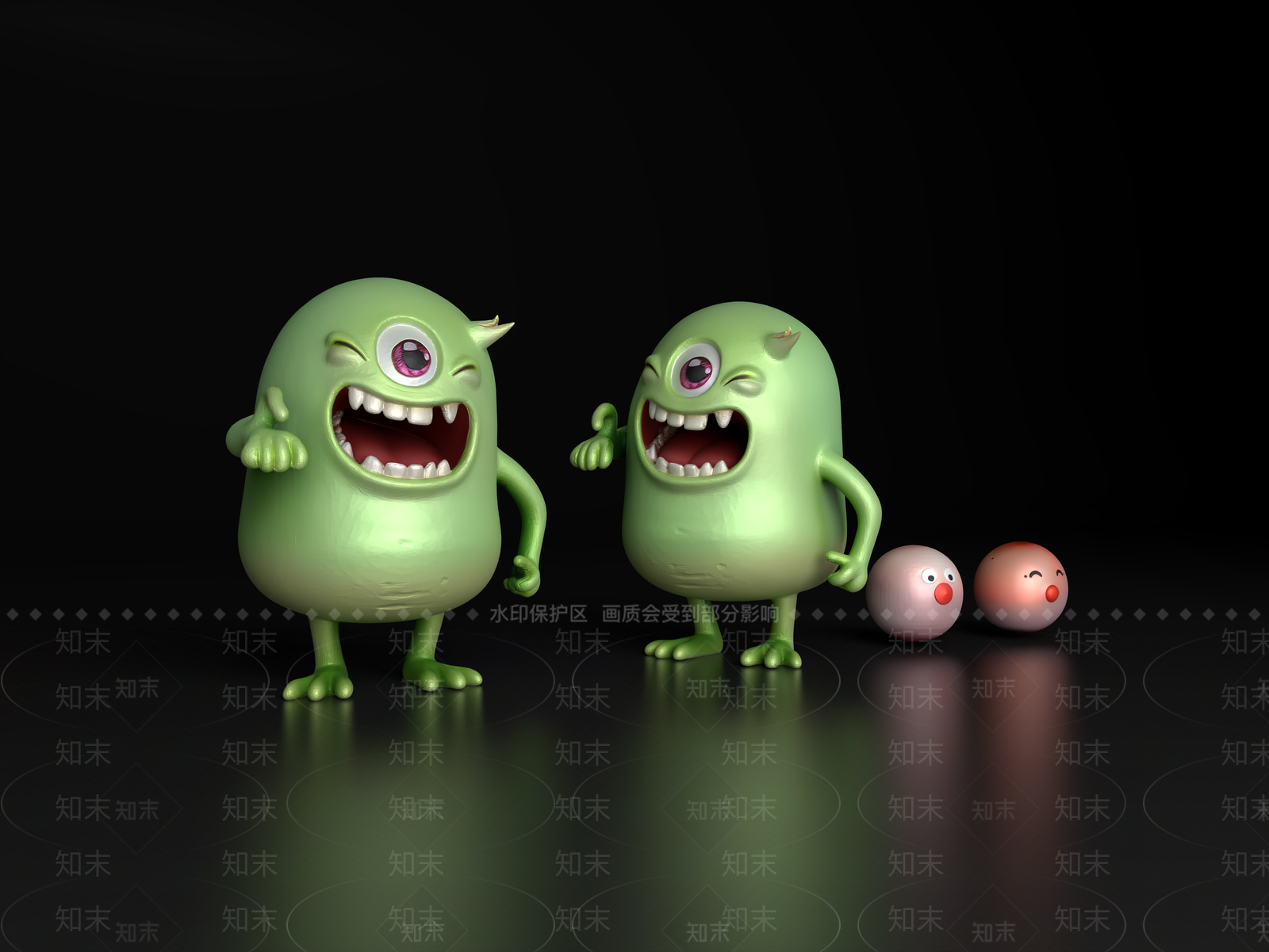 爬行类动物3D模型下载【ID:1191831745】