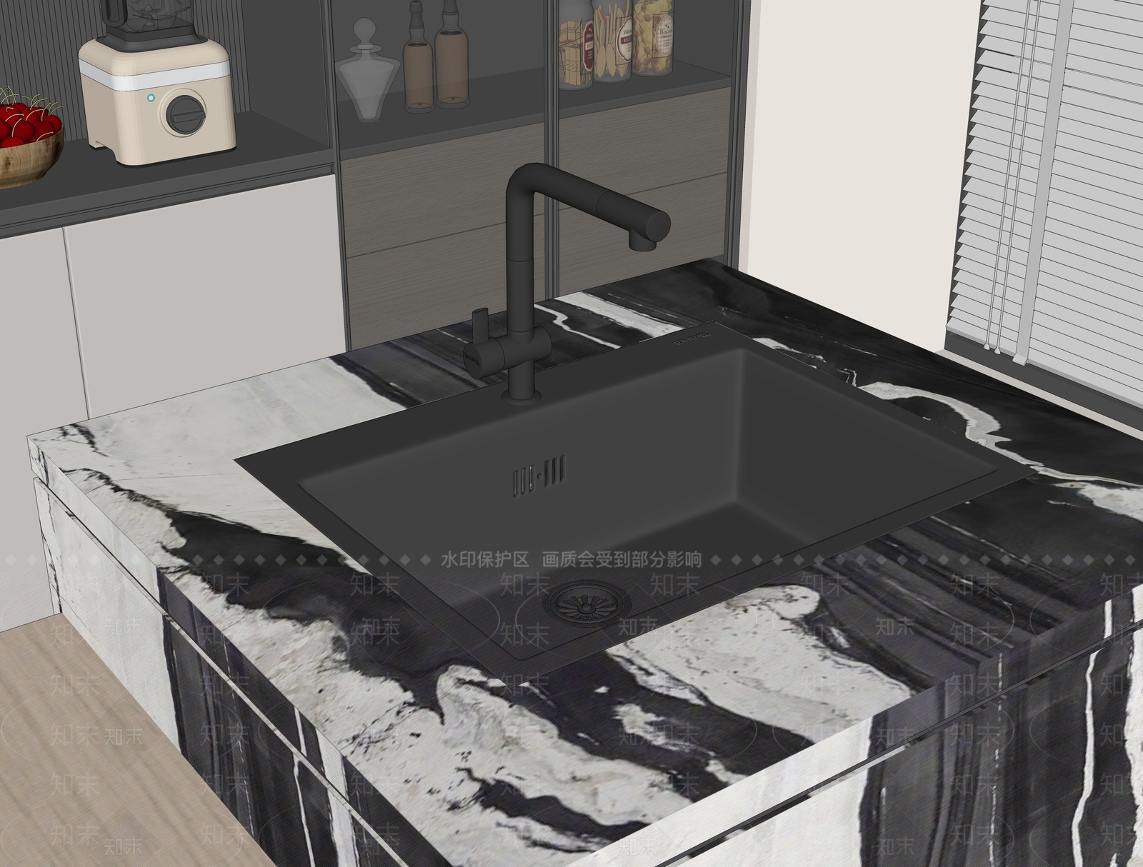 台盆SU模型下载【ID:1191835090】
