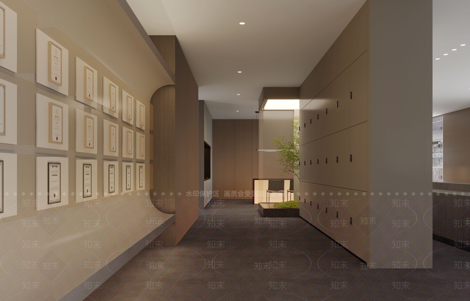 现代极简其他办公空间3D模型下载【ID:1191842189】