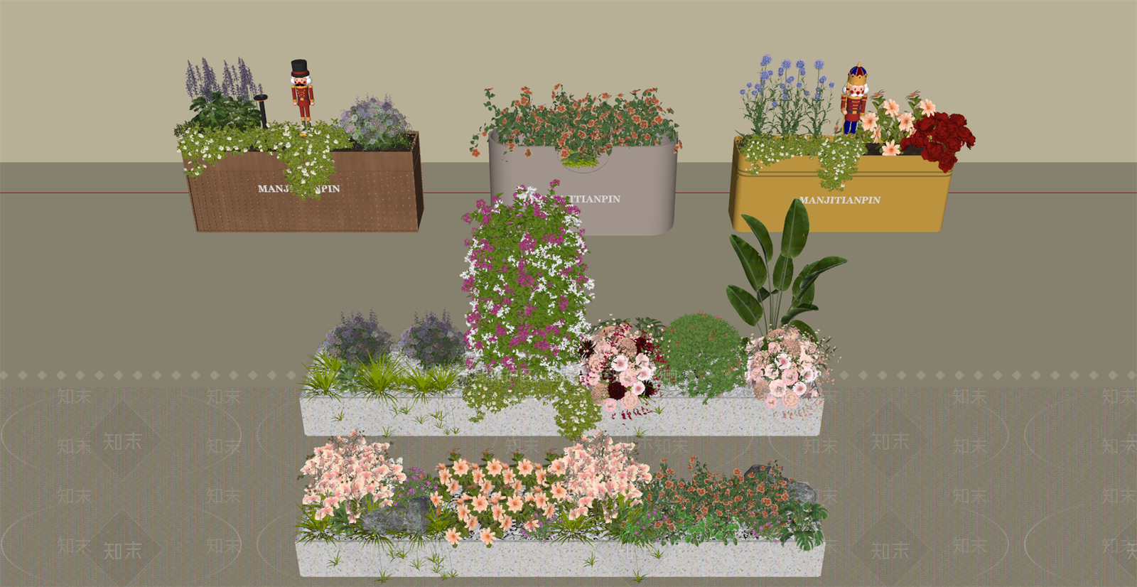 花草SU模型下载【ID:1191842839】
