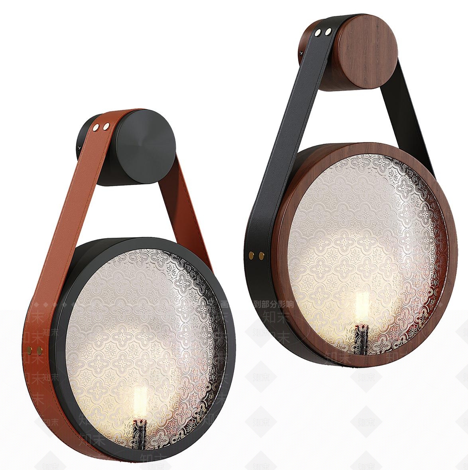 复古中古壁灯SU模型下载【ID:1191844731】
