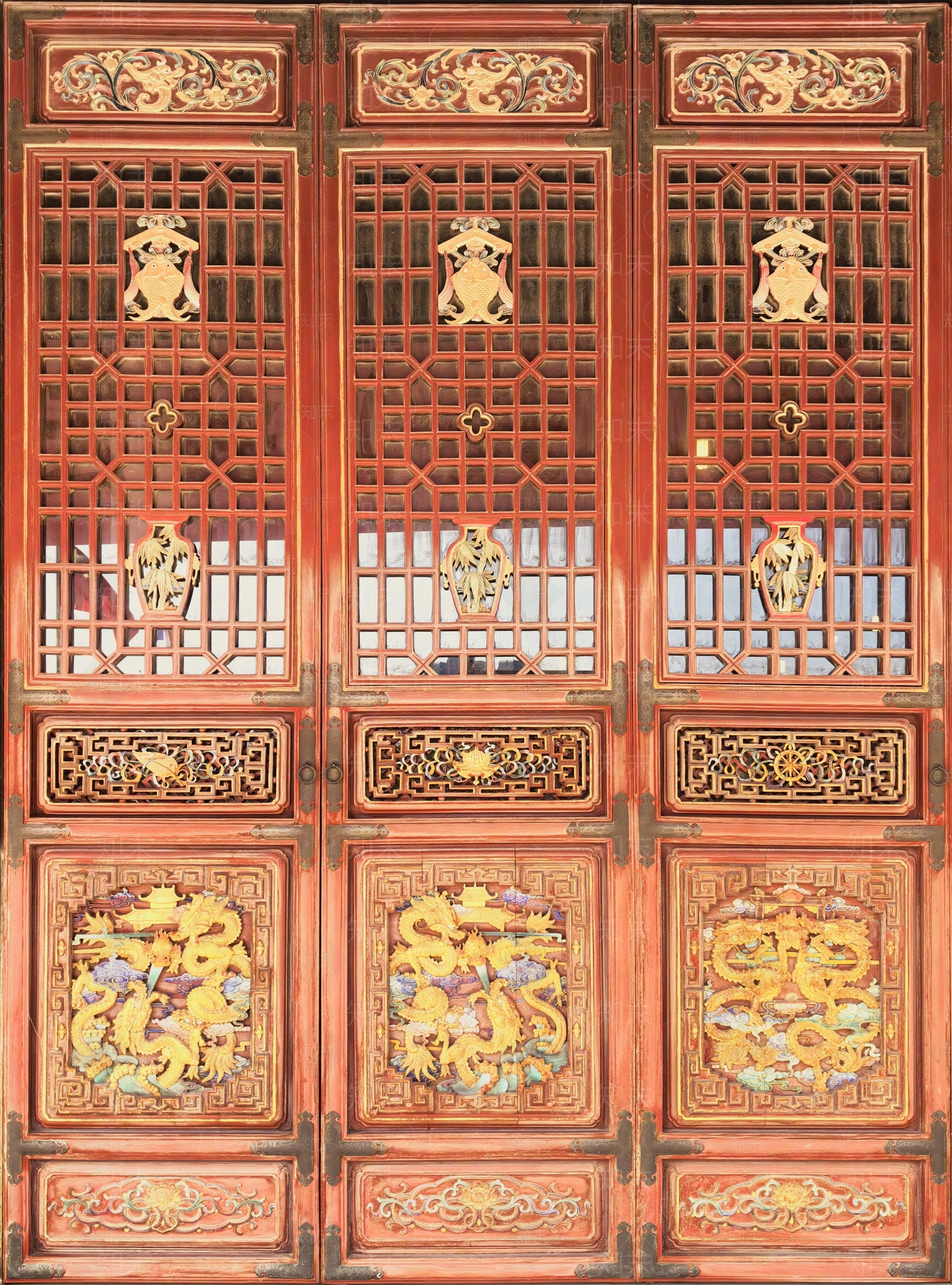 中式复古窗户贴图下载【ID:1191846173】