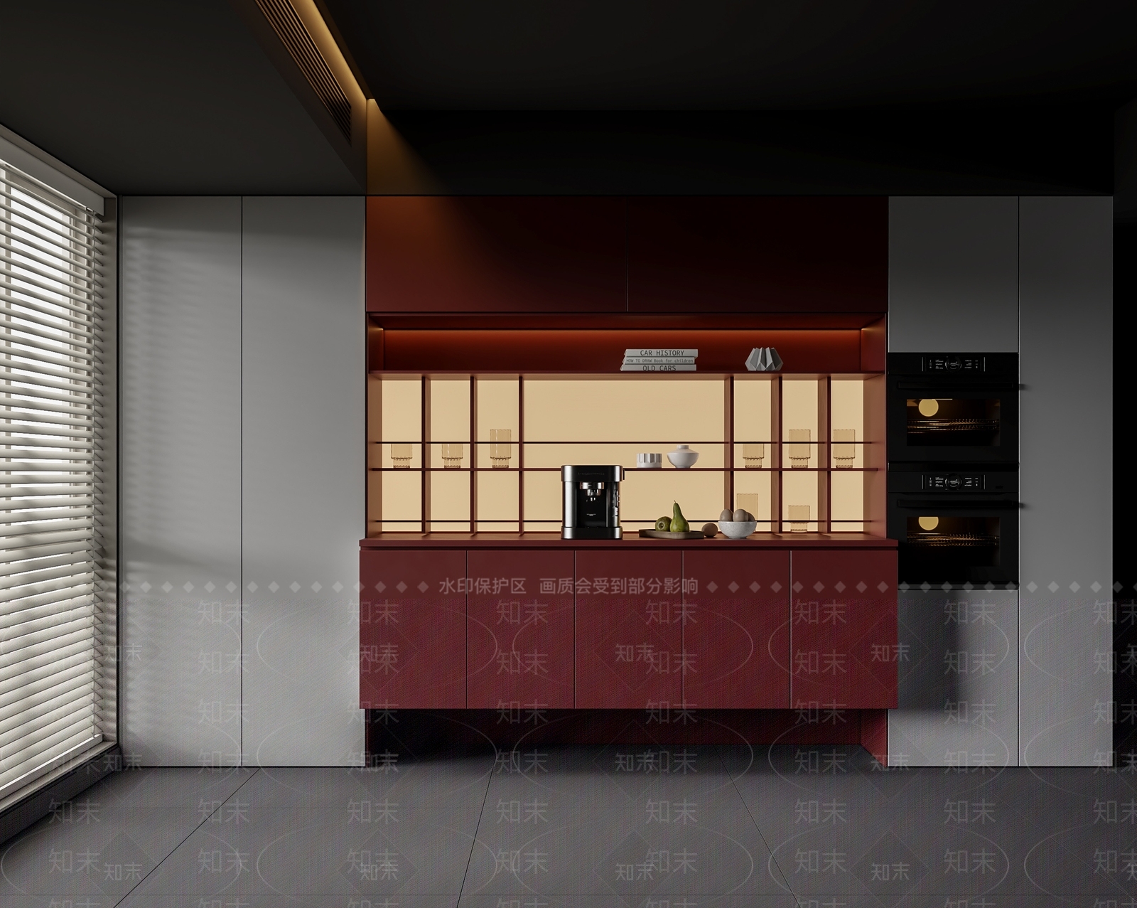 现代酒柜3D模型下载【ID:1191846769】