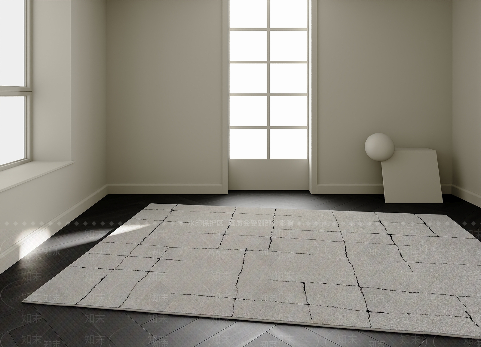 现代简约儿童地毯3D模型下载【ID:1191847368】