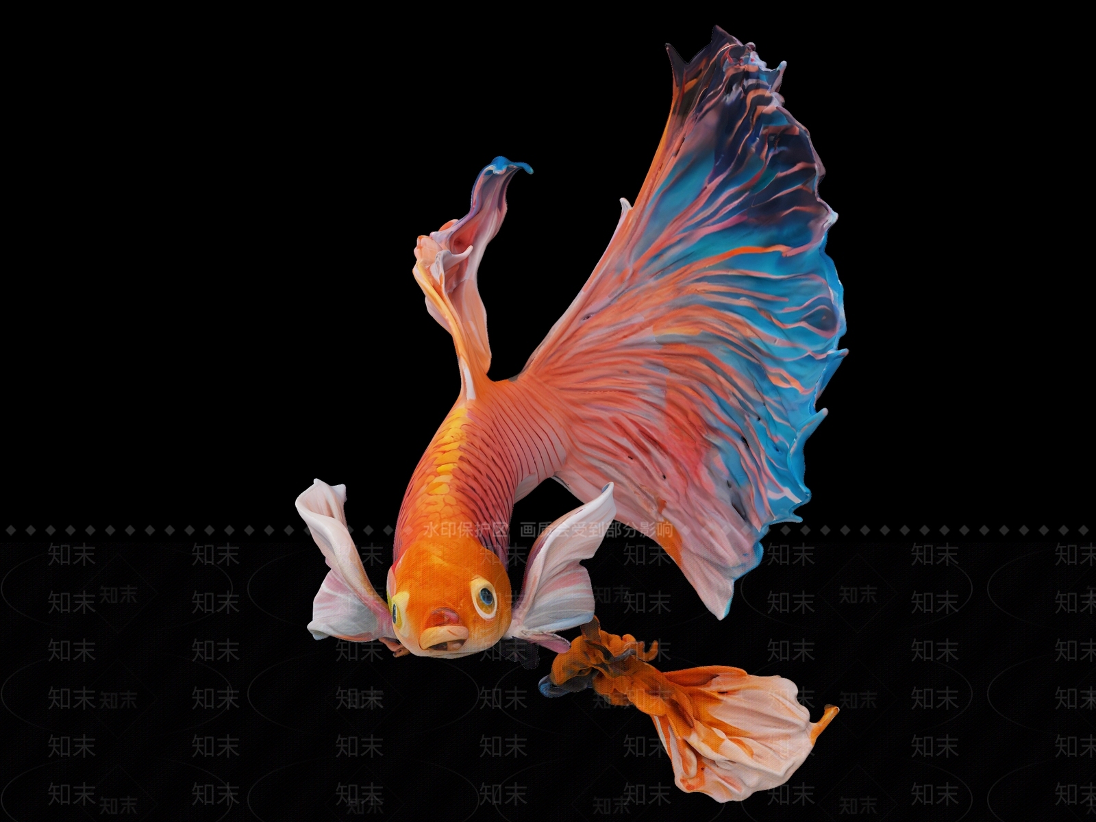 水生类动物3D模型下载【ID:1191852592】