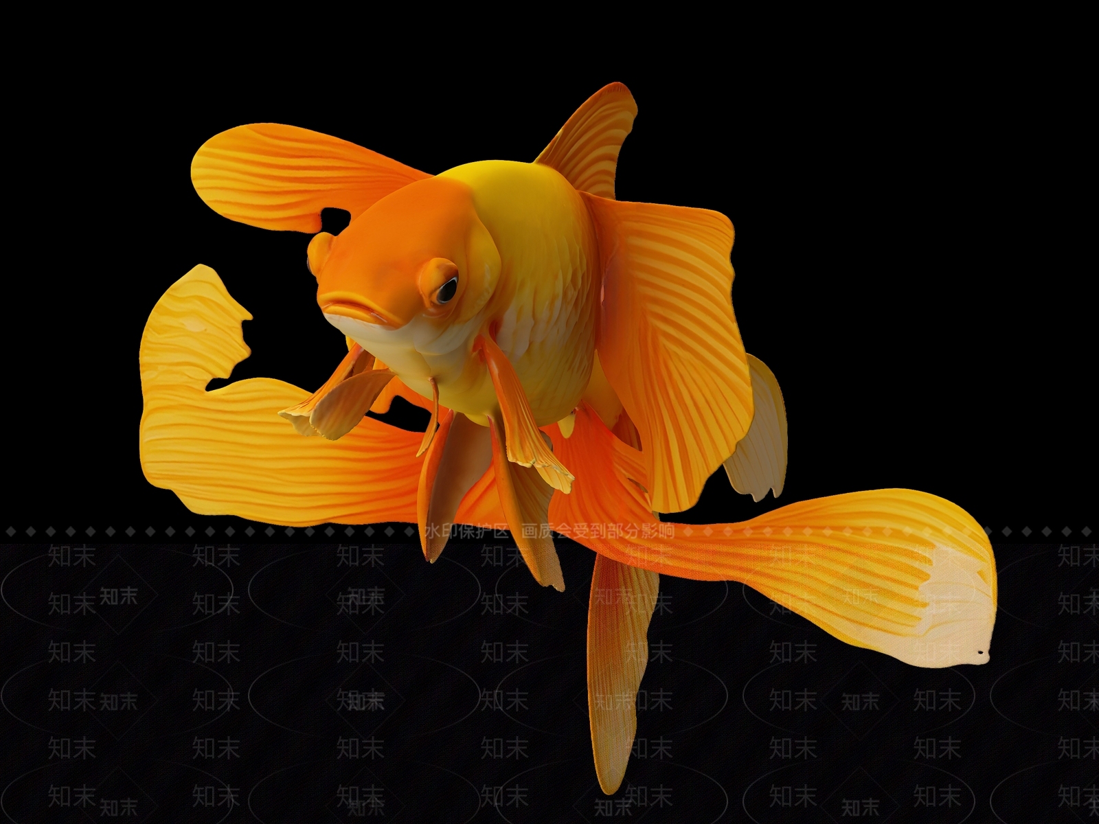水生类动物3D模型下载【ID:1191852639】