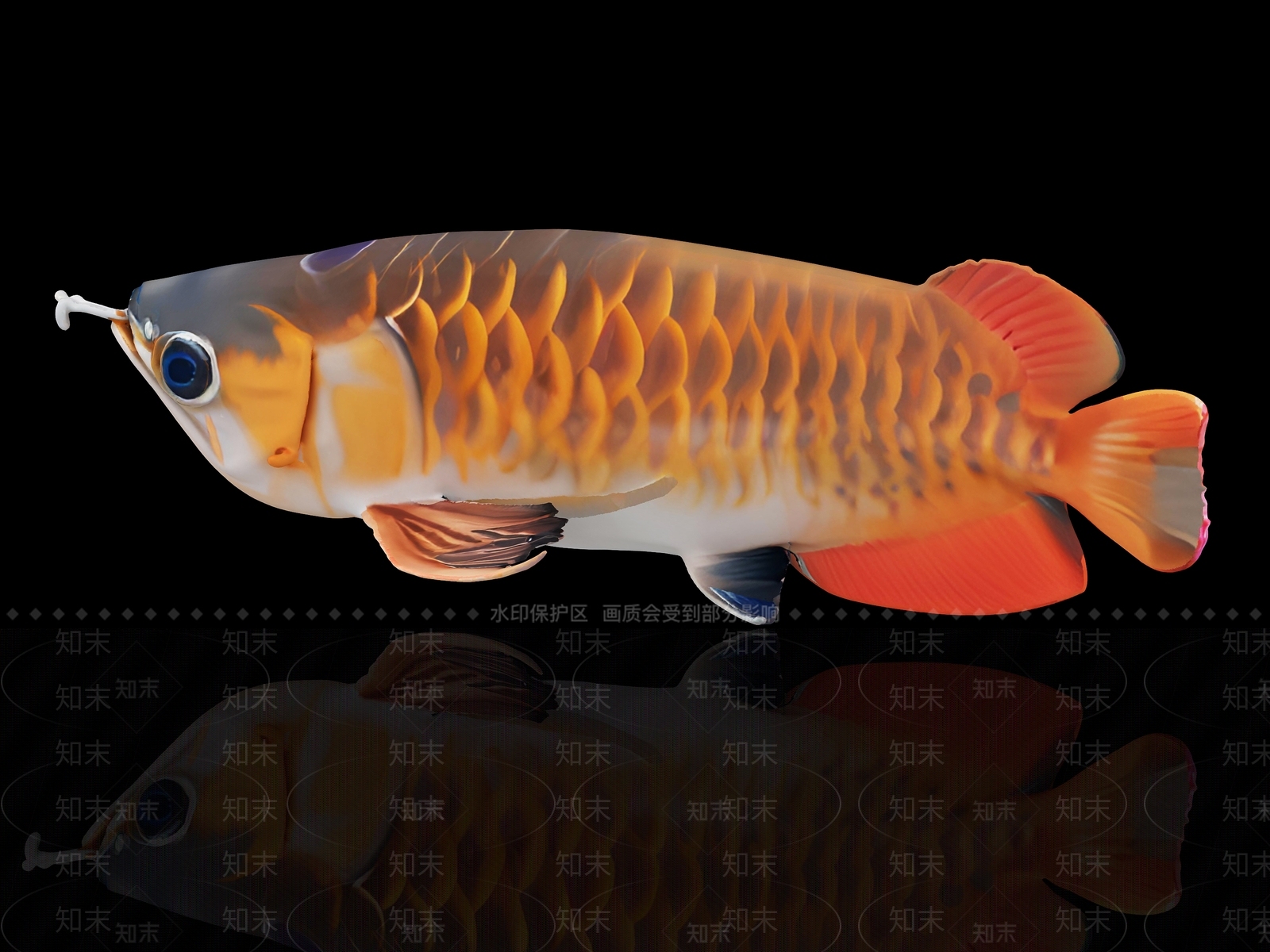 水生类动物3D模型下载【ID:1191852951】