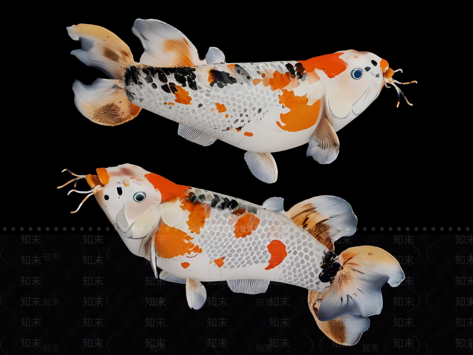 水生类动物3D模型下载【ID:1191853192】
