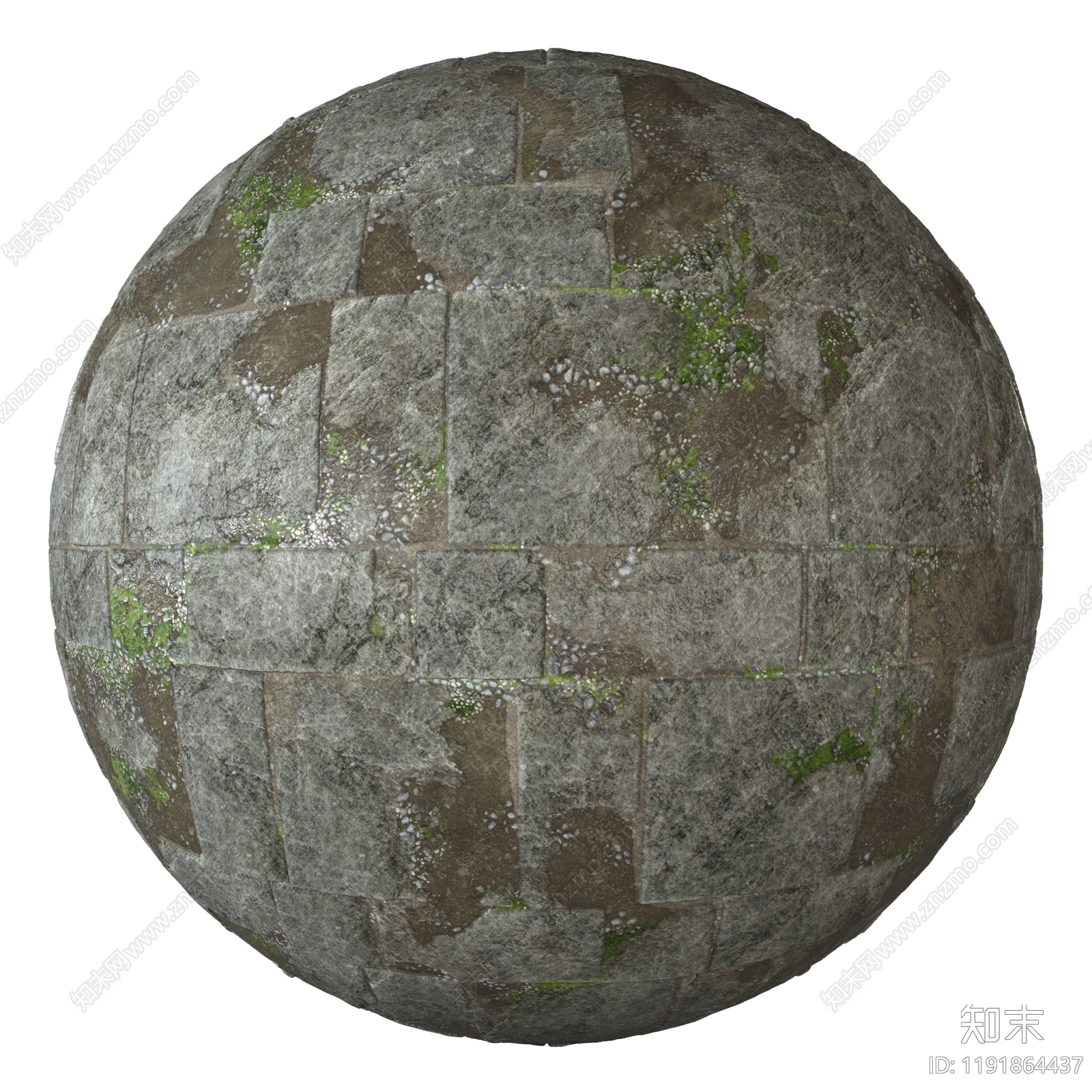 苔藓地面青石板贴图下载【ID:1191864437】