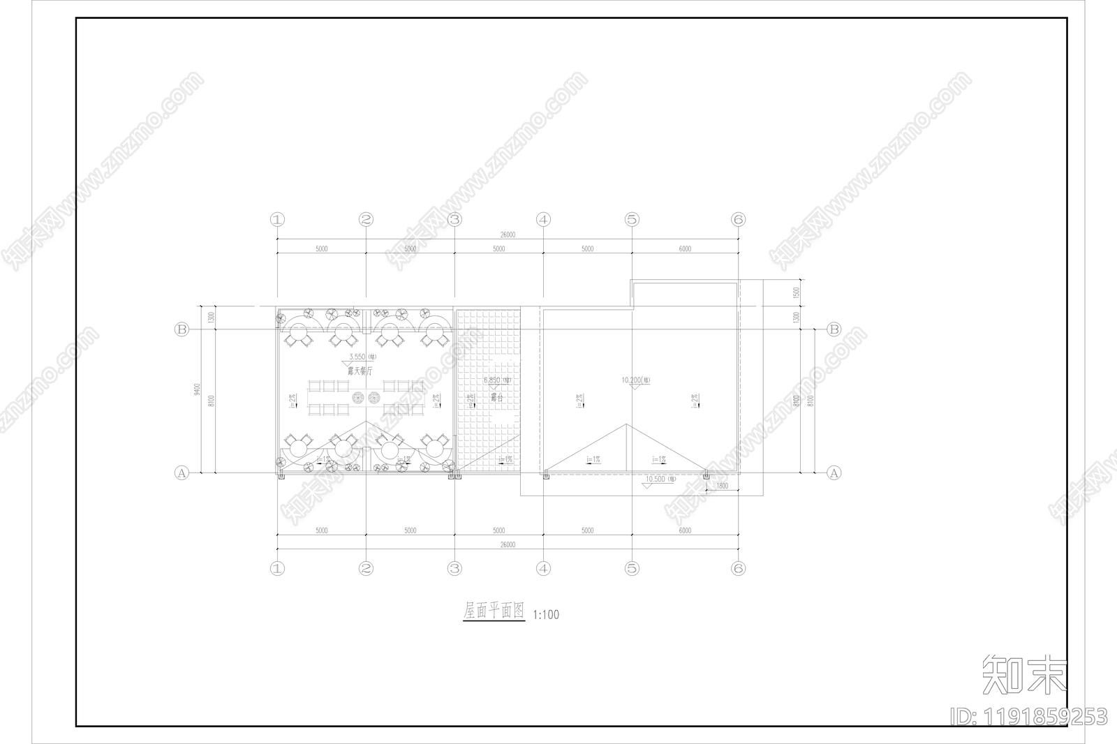 现代简约会议中心建筑施工图下载【ID:1191859253】