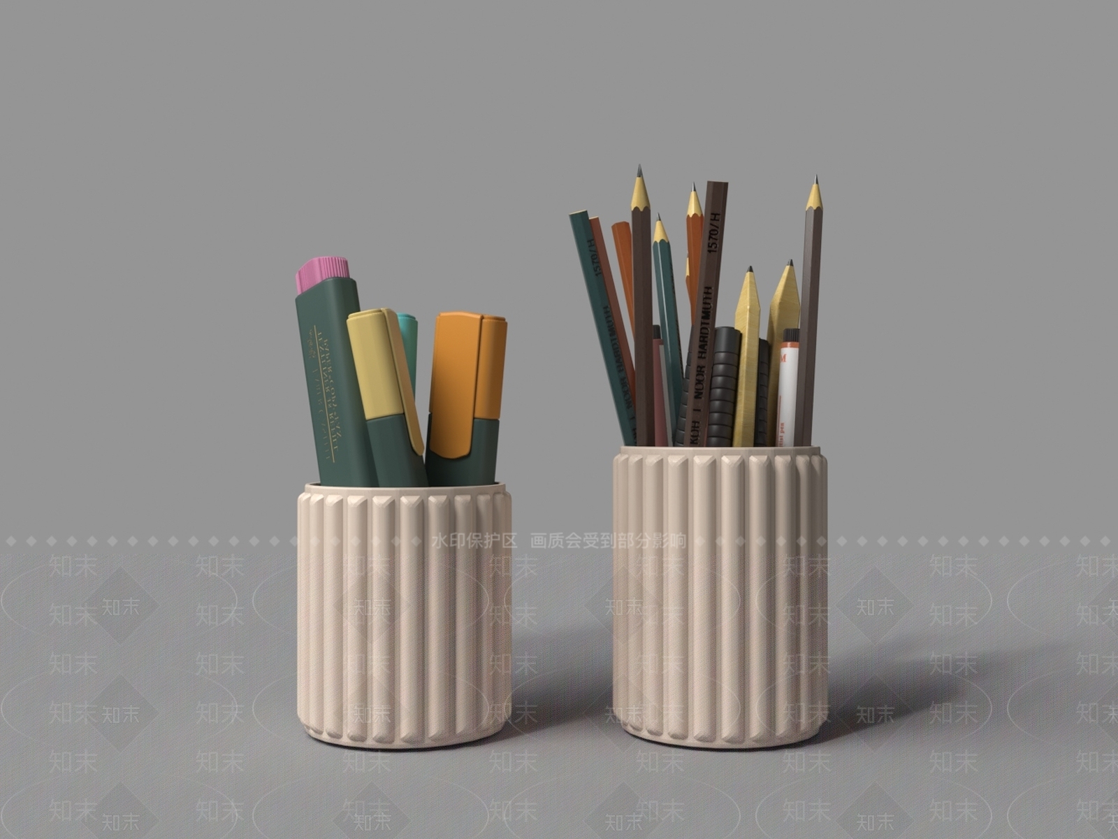 办公用品3D模型下载【ID:1191862903】