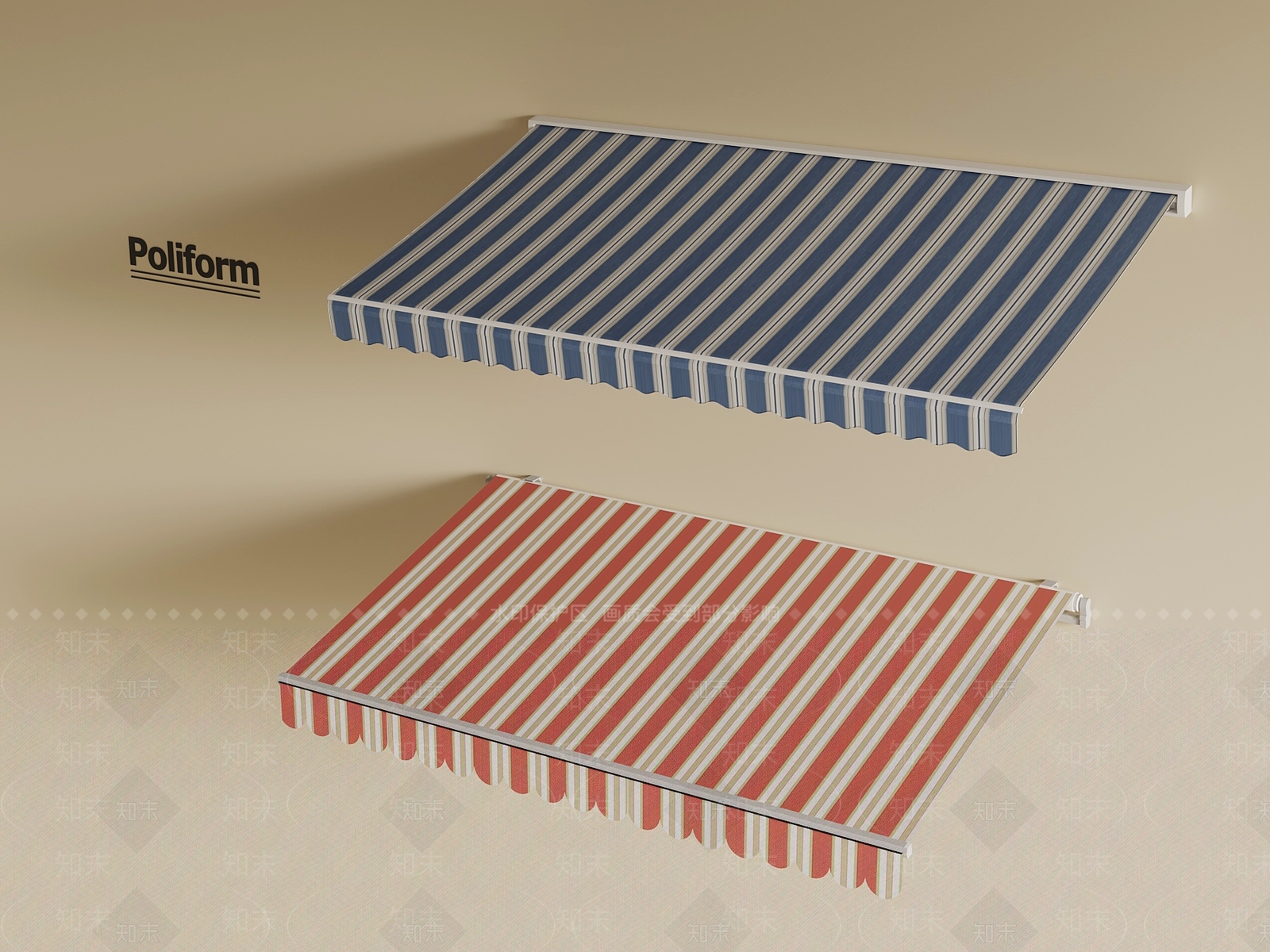 现代遮阳棚3D模型下载【ID:1191866602】