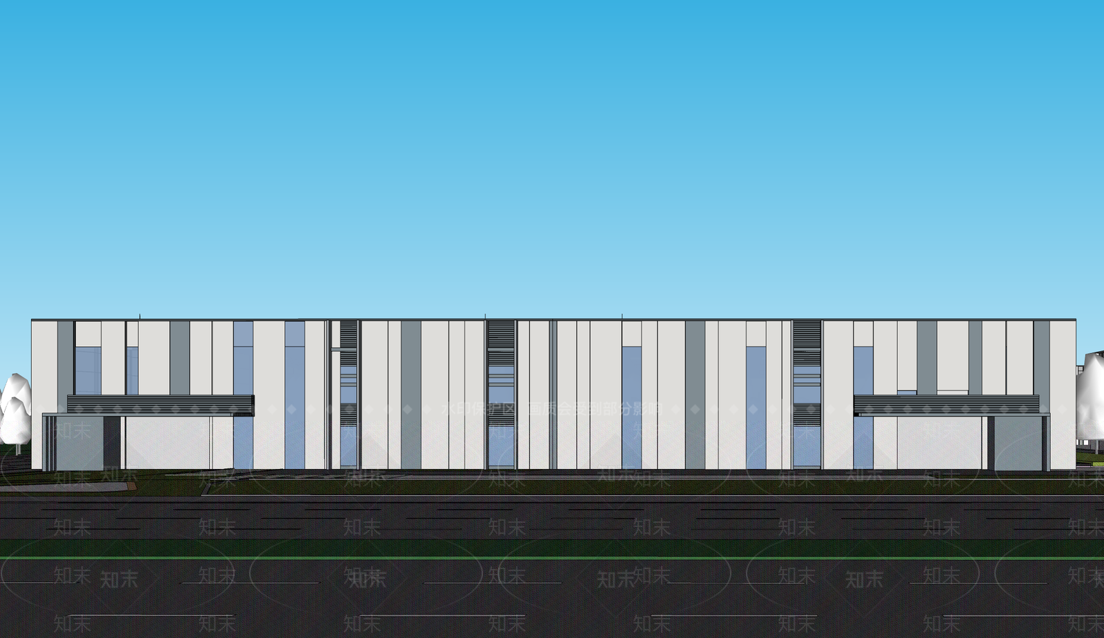 现代其他工业建筑SU模型下载【ID:1191868058】