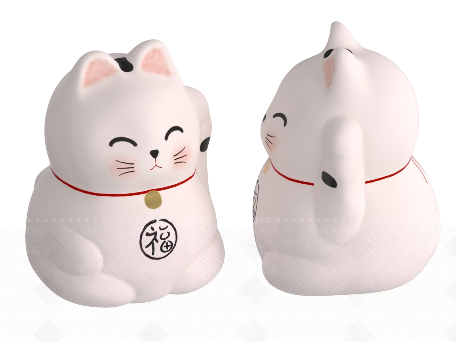 日式摆件组合3D模型下载【ID:1191869665】