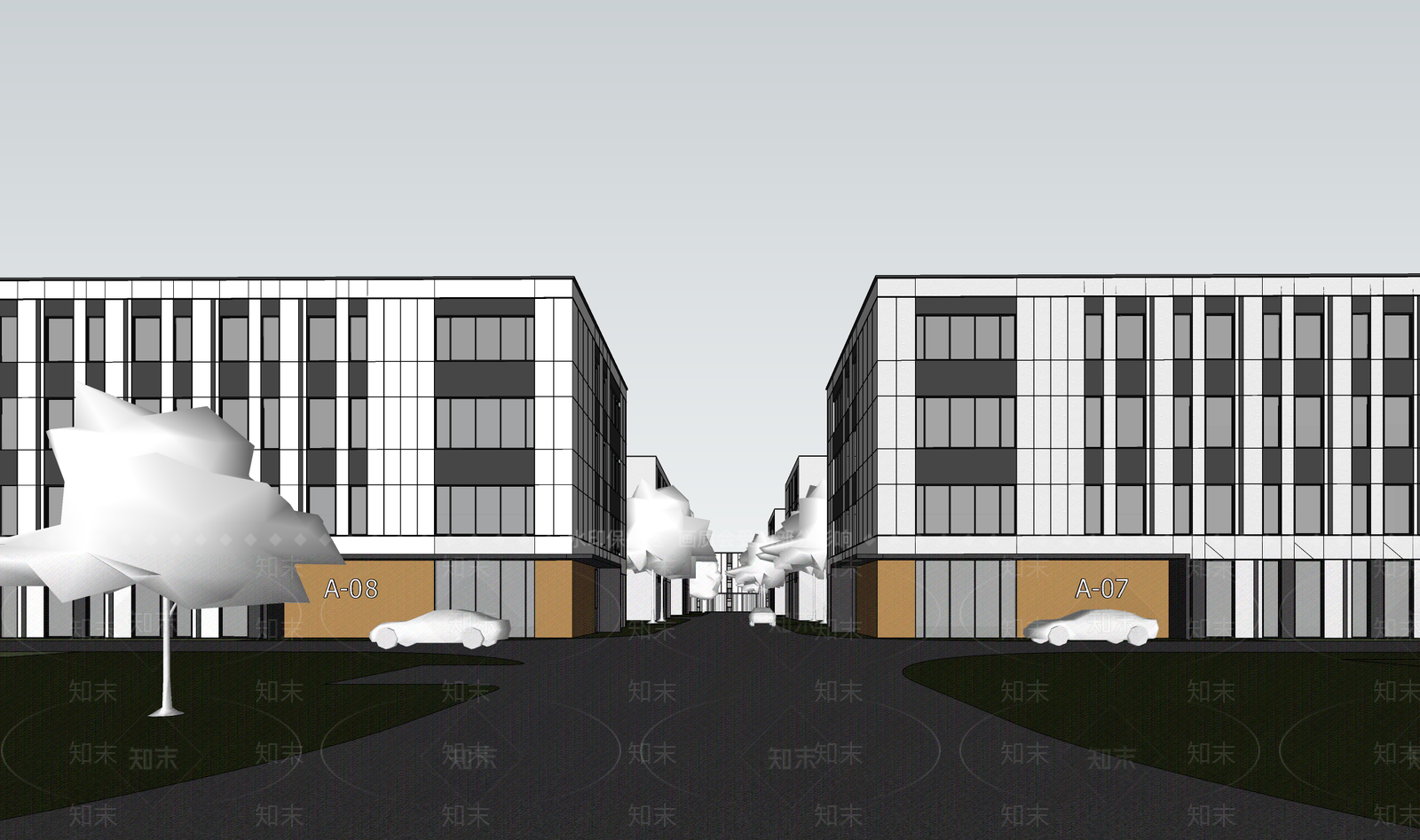 现代其他工业建筑SU模型下载【ID:1191871239】