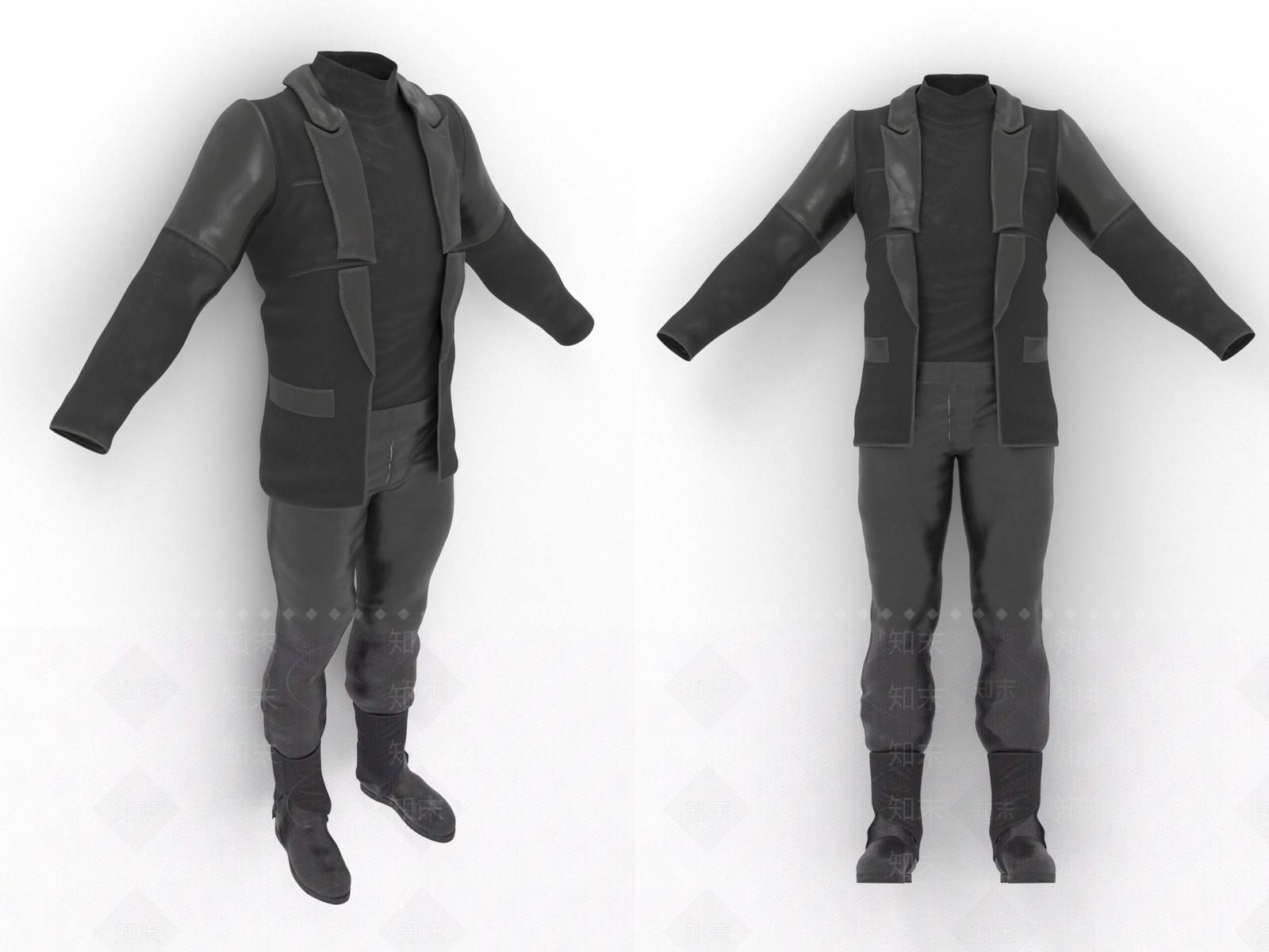 衣服3D模型下载【ID:1191871863】