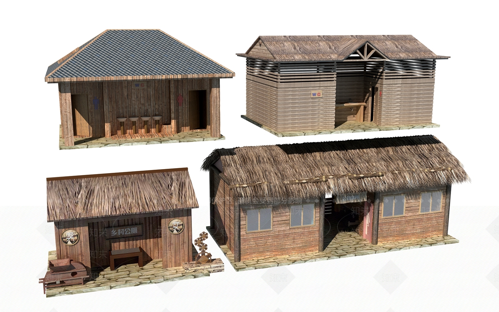 现代公厕3D模型下载【ID:1191886896】