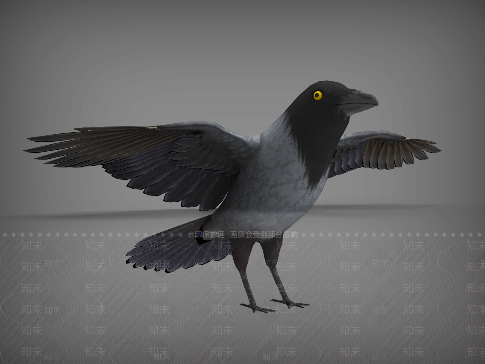 飞行类动物3D模型下载【ID:1191891121】