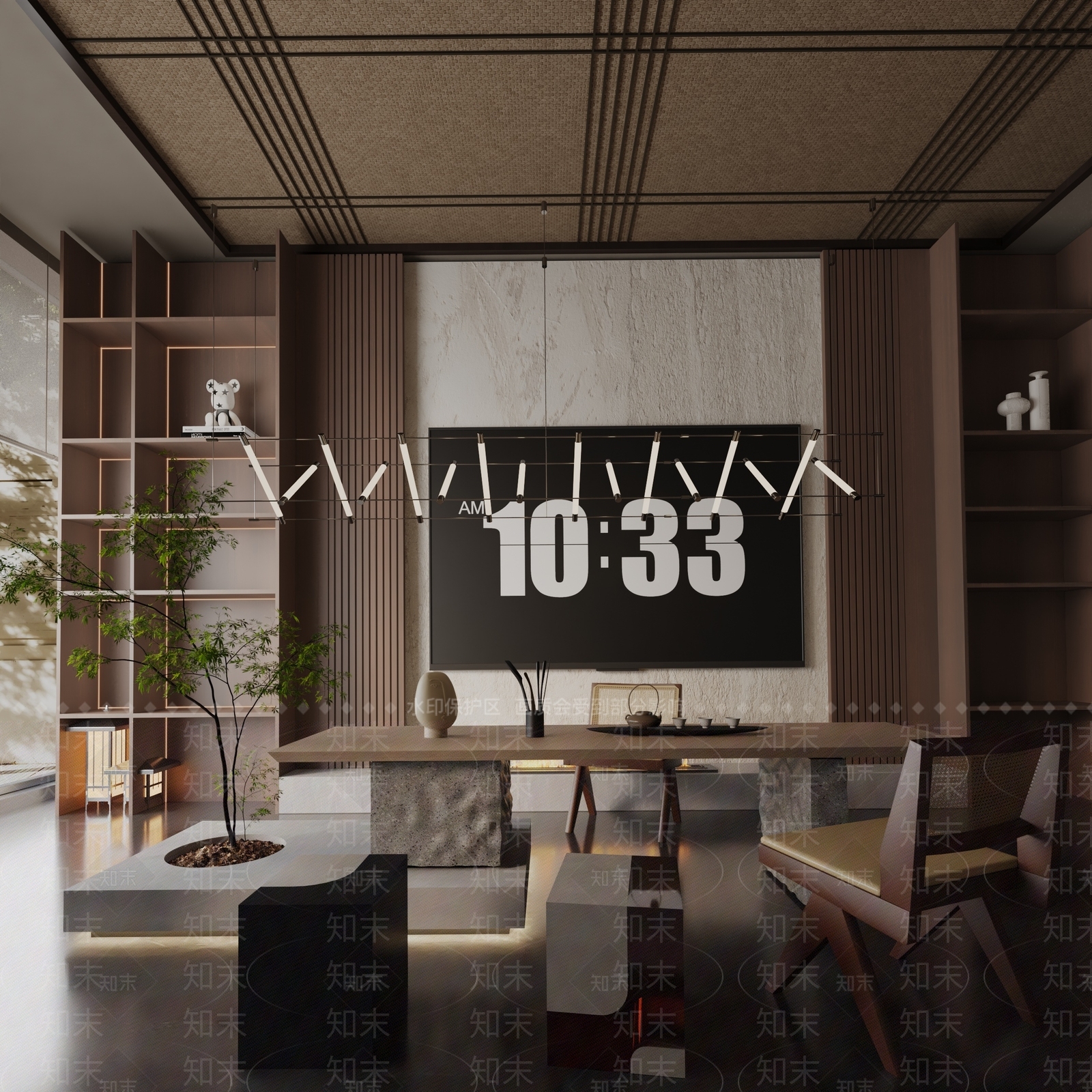 现代餐桌3D模型下载【ID:1191894039】