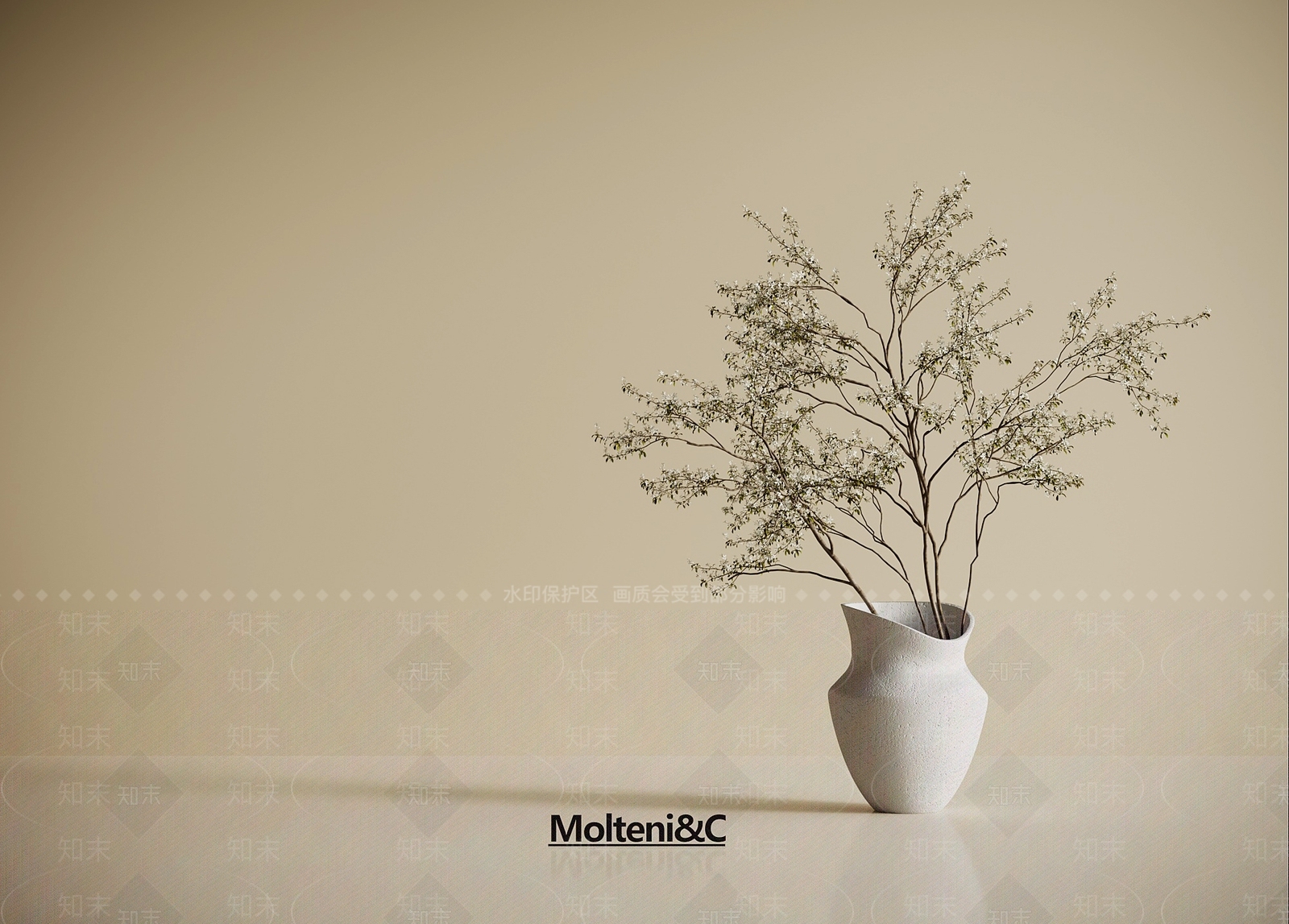 现代花艺3D模型下载【ID:1191893937】