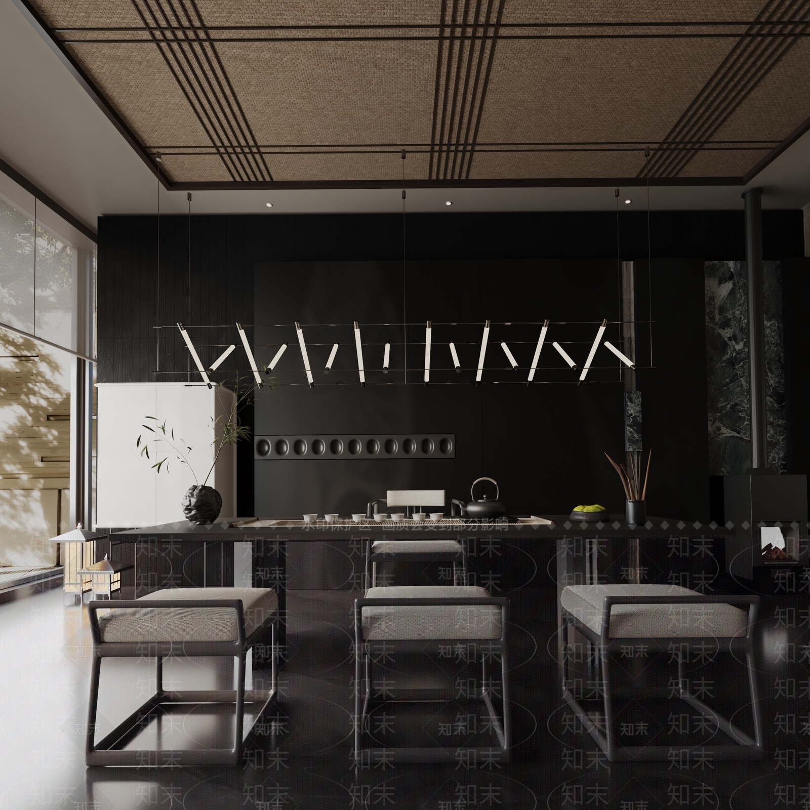 现代餐桌3D模型下载【ID:1191898169】
