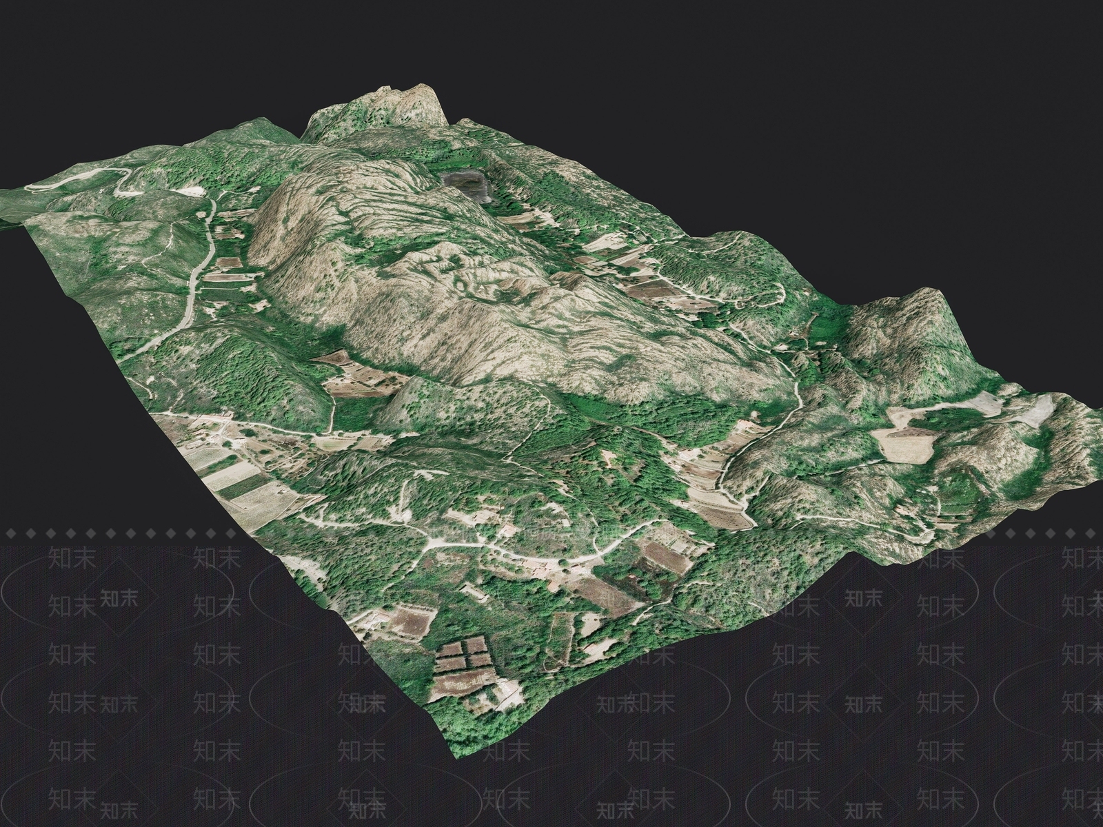 现代山SU模型下载【ID:1191908488】