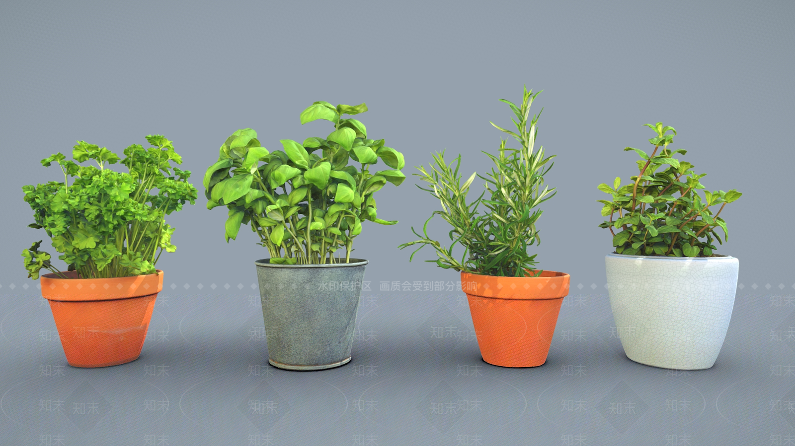 盆栽3D模型下载【ID:1191913596】