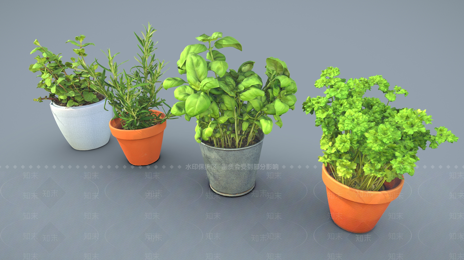 盆栽3D模型下载【ID:1191913596】