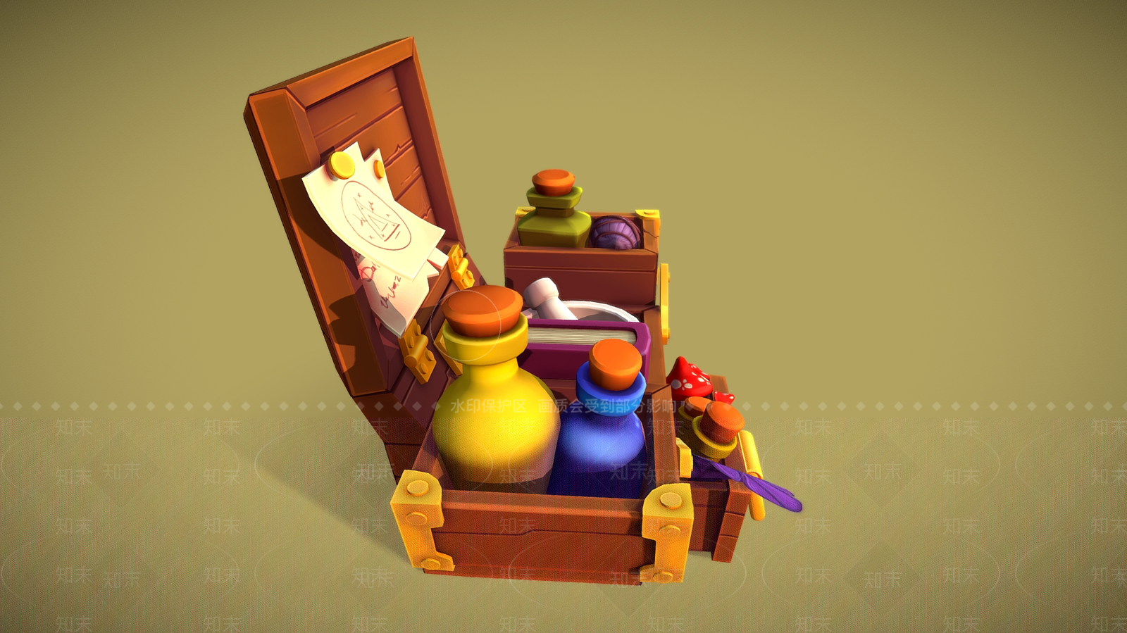 其他生活用品3D模型下载【ID:1191913047】